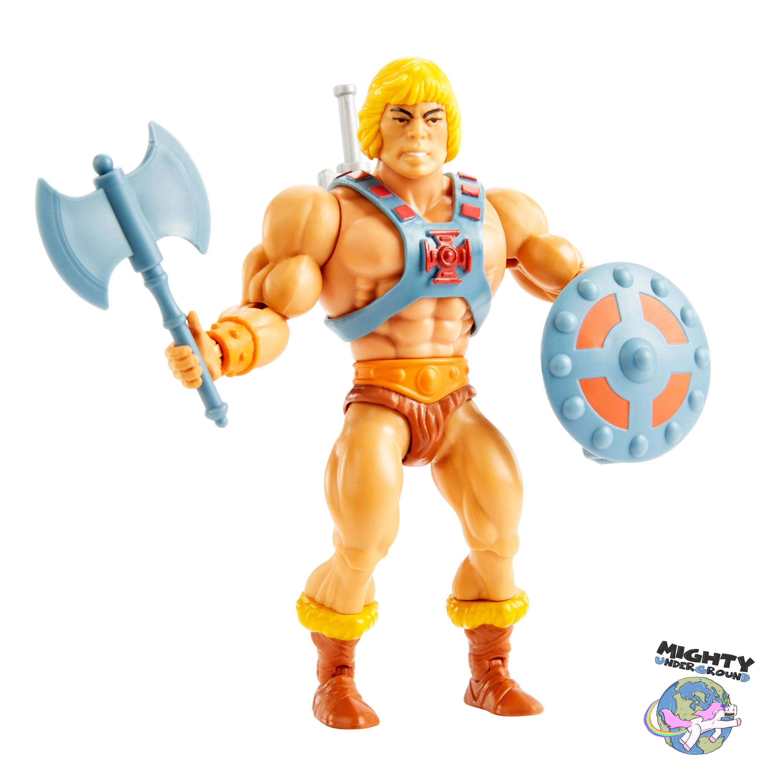 Masters of the Universe Origins: Classic He-Man-Actionfiguren-Mattel-Mighty Underground