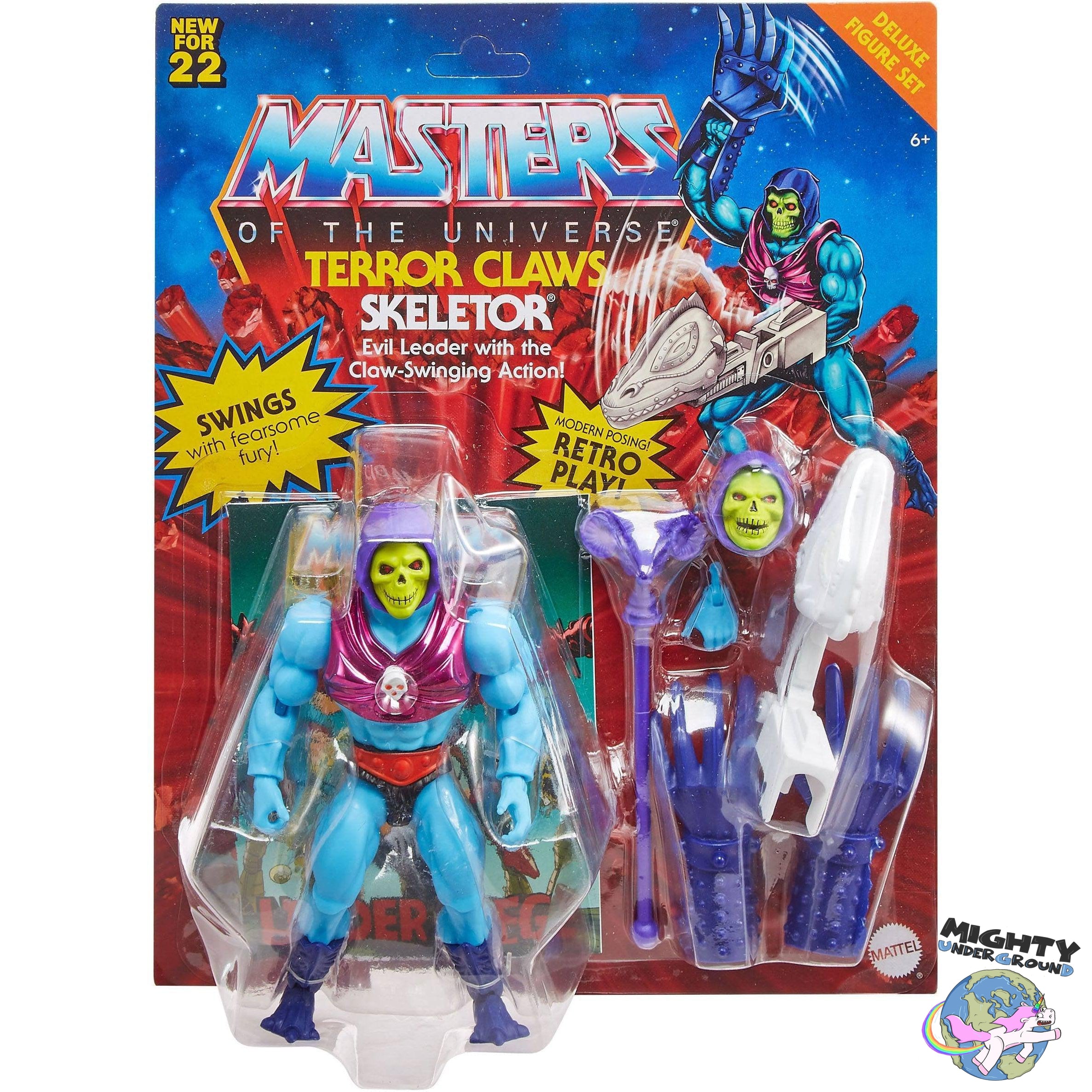 Masters of the Universe Origins Deluxe: Terror Claw Skeletor-Actionfiguren-Mattel-Mighty Underground