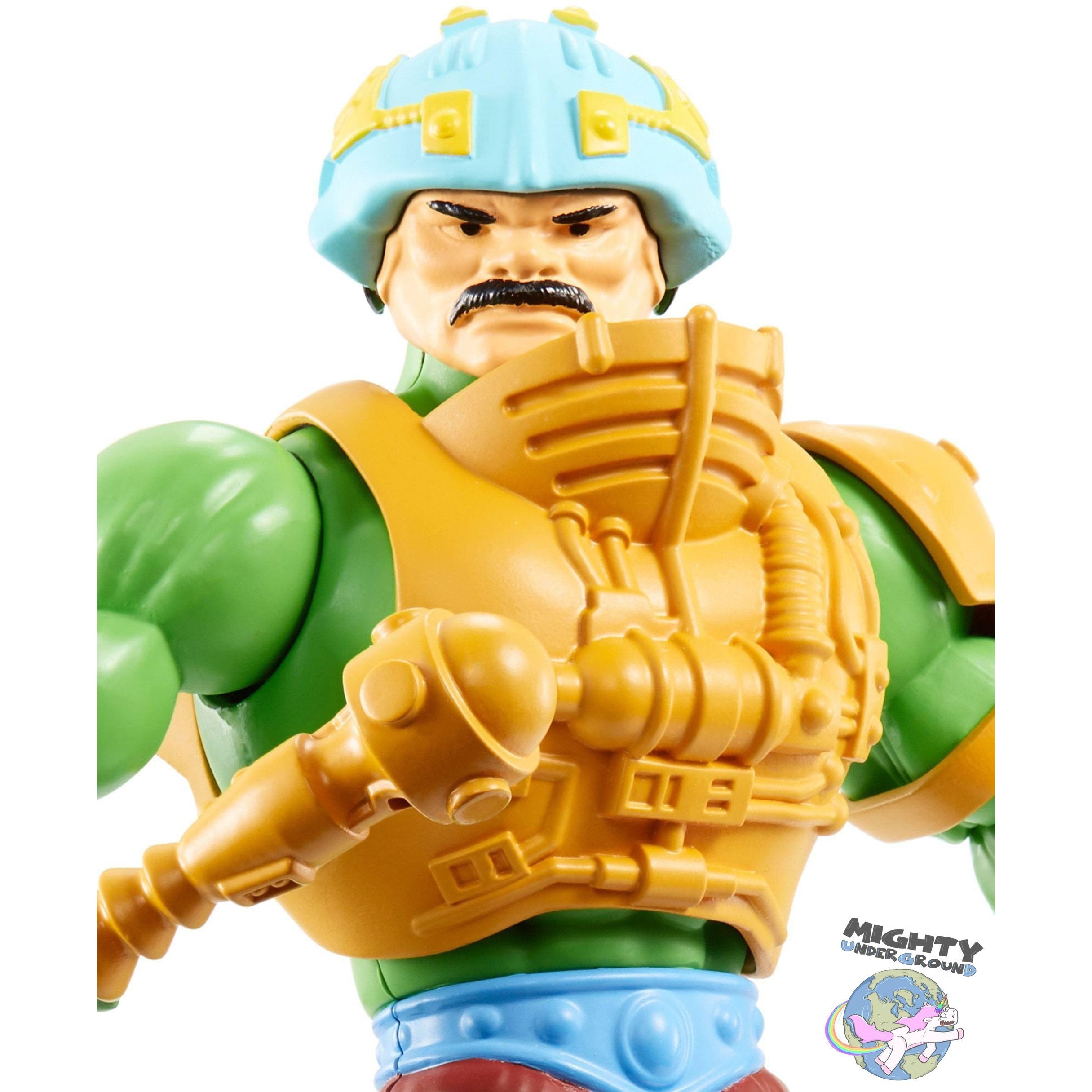 Masters of the Universe Origins: Man-At-Arms-Actionfiguren-Mattel-Mighty Underground