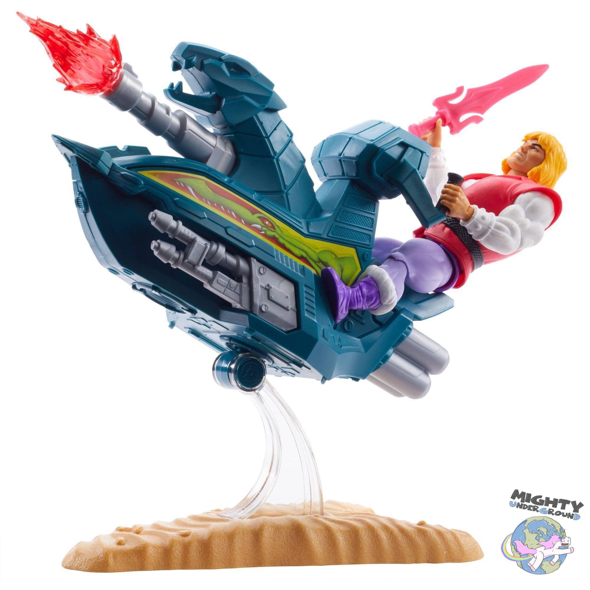 Masters of the Universe Origins: Prince Adam with Sky Sled VORBESTELLUNG!-Actionfiguren-Mattel-mighty-underground