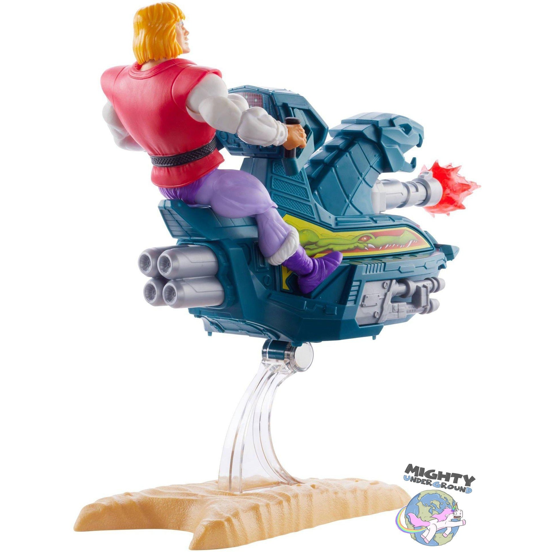 Masters of the Universe Origins: Prince Adam with Sky Sled VORBESTELLUNG!-Actionfiguren-Mattel-mighty-underground