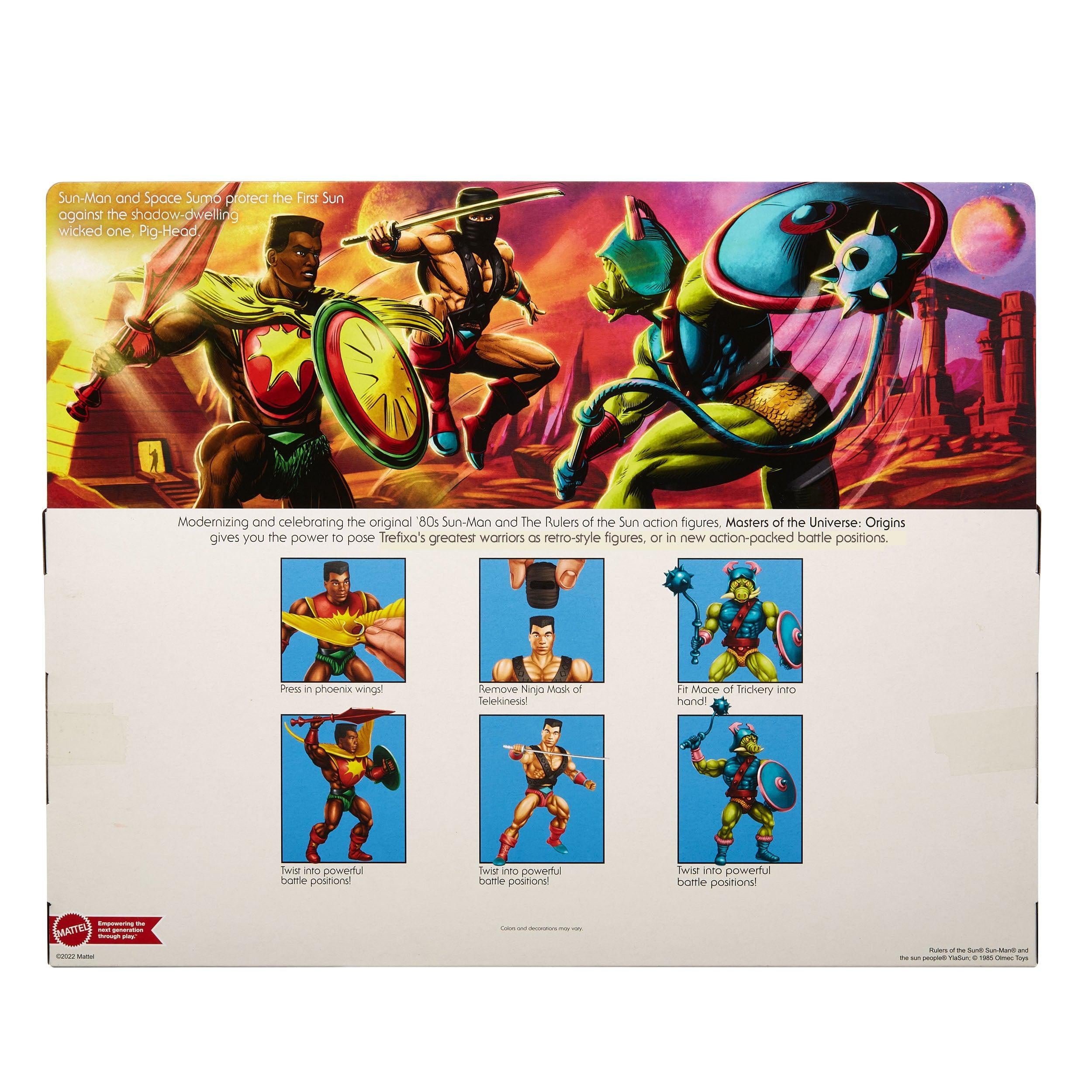 Masters of the Universe Origins: Rulers of the Sun 3-Pack-Actionfiguren-Mattel-Mighty Underground