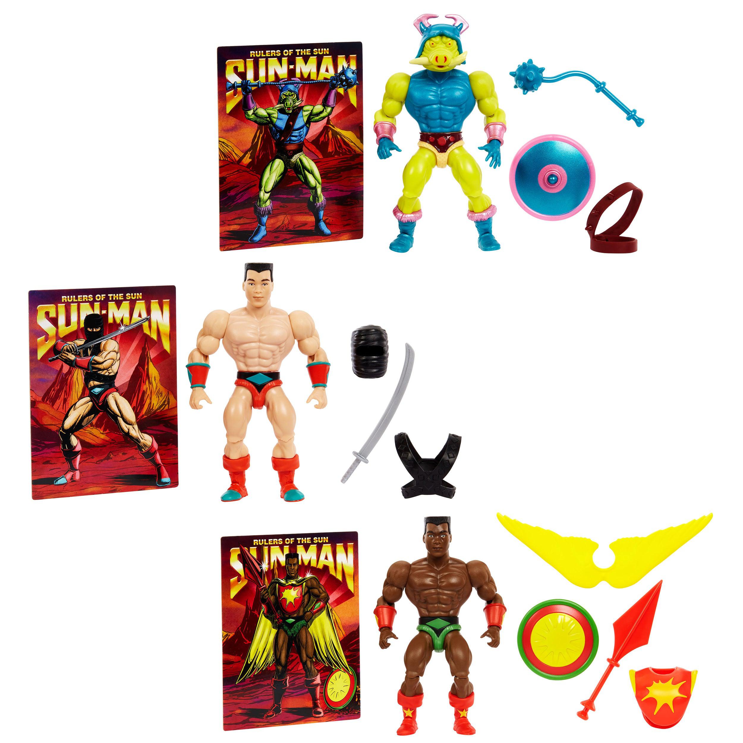 Masters of the Universe Origins: Rulers of the Sun 3-Pack-Actionfiguren-Mattel-Mighty Underground