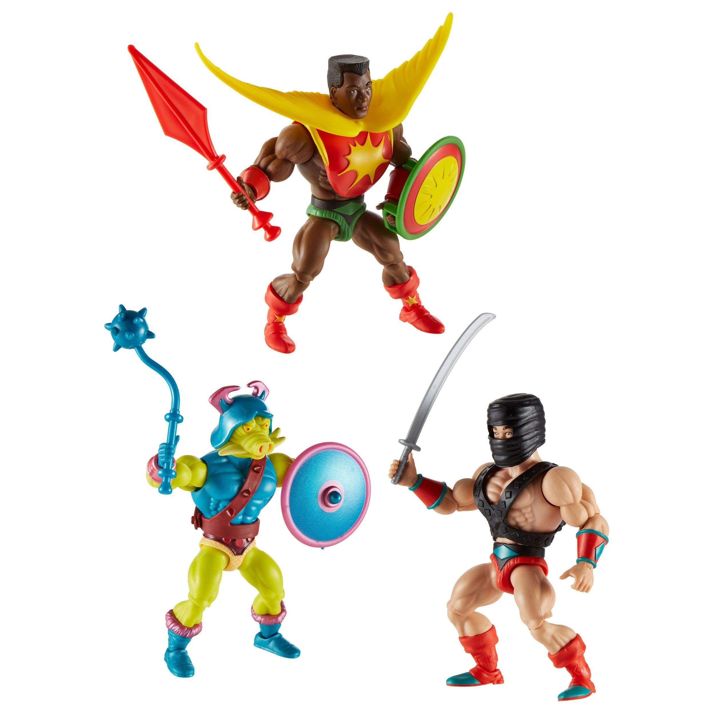 Masters of the Universe Origins: Rulers of the Sun 3-Pack-Actionfiguren-Mattel-Mighty Underground