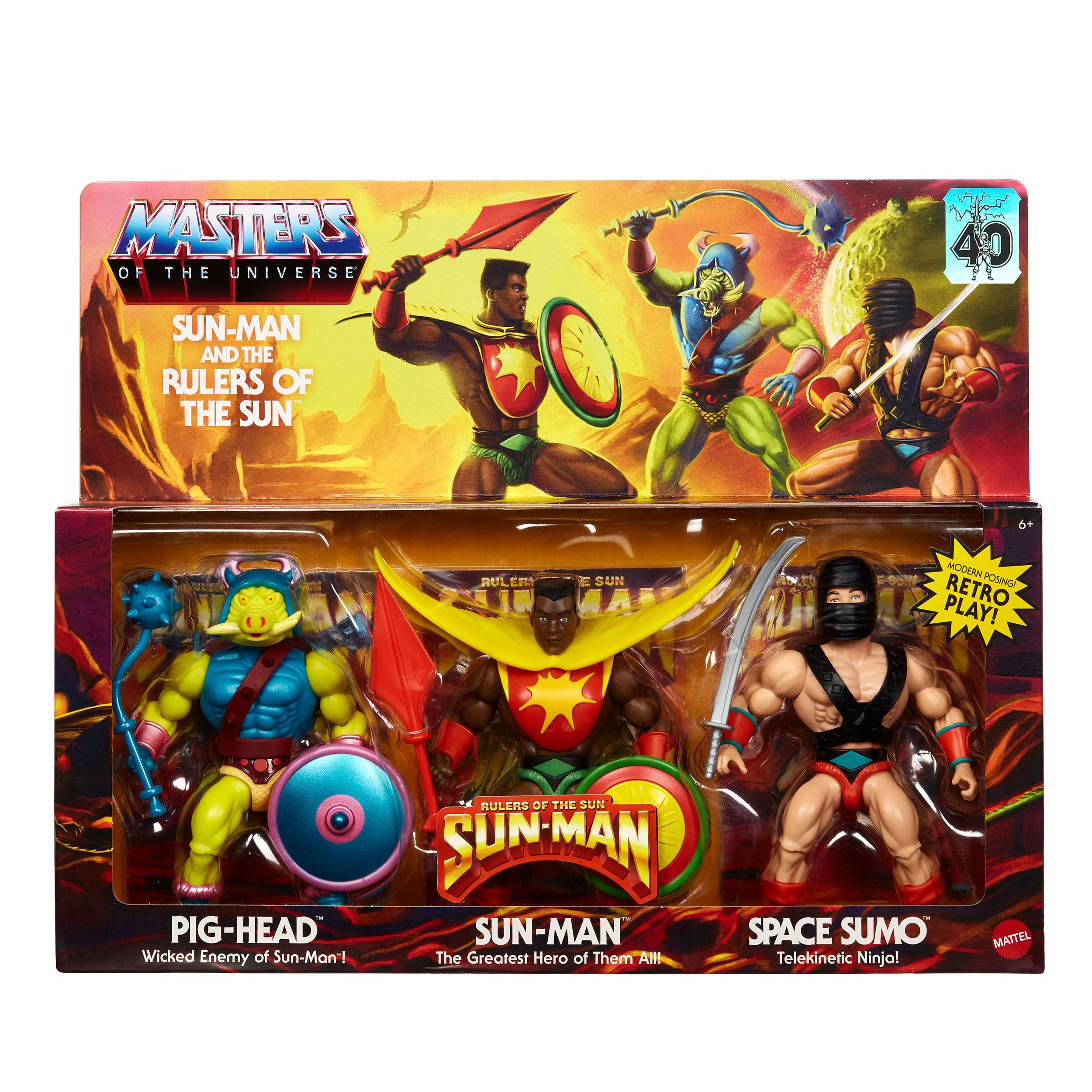 Masters of the Universe Origins: Rulers of the Sun 3-Pack-Actionfiguren-Mattel-Mighty Underground