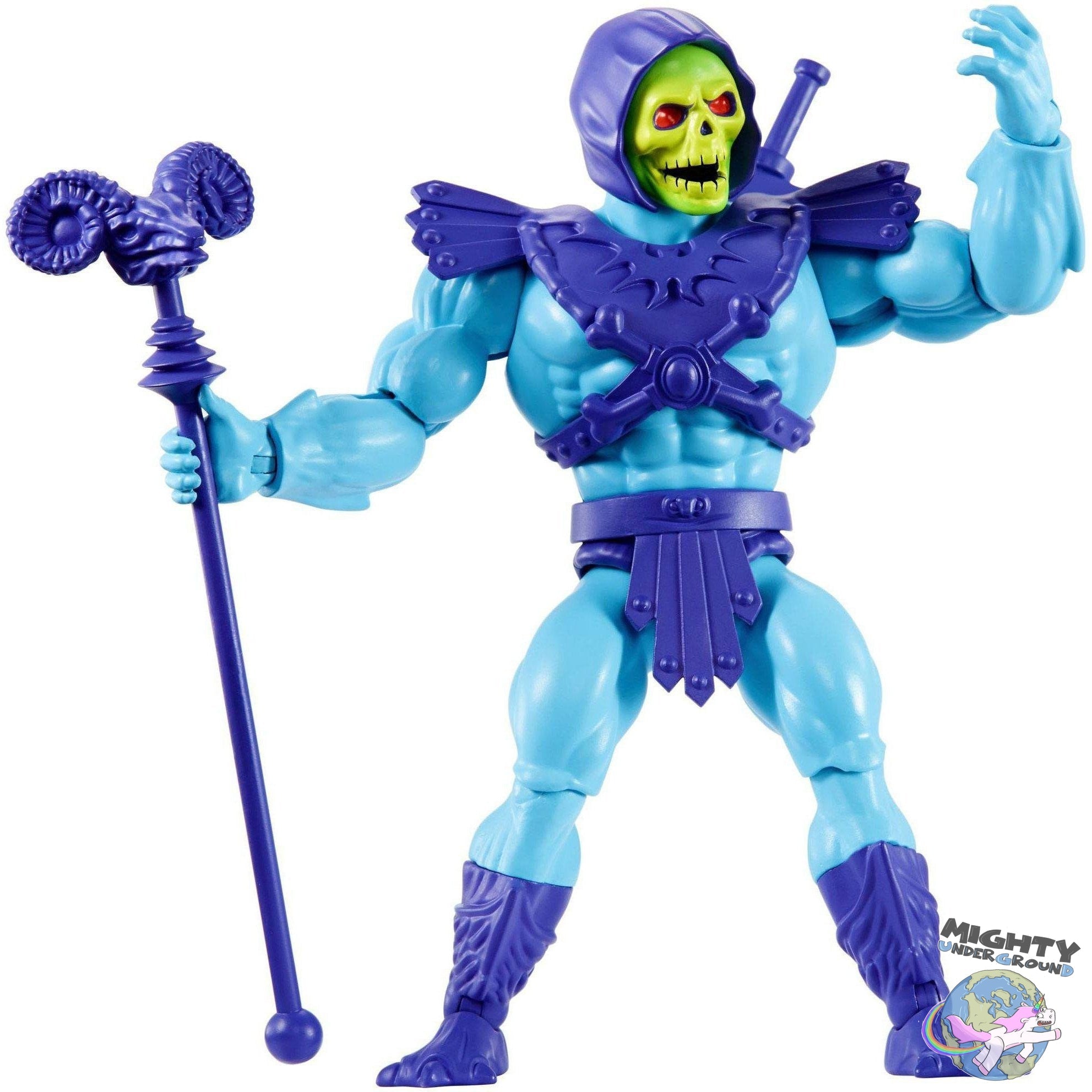 Masters of the Universe Origins: Skeletor - VORBESTELLUNG!-Actionfiguren-Mattel-mighty-underground