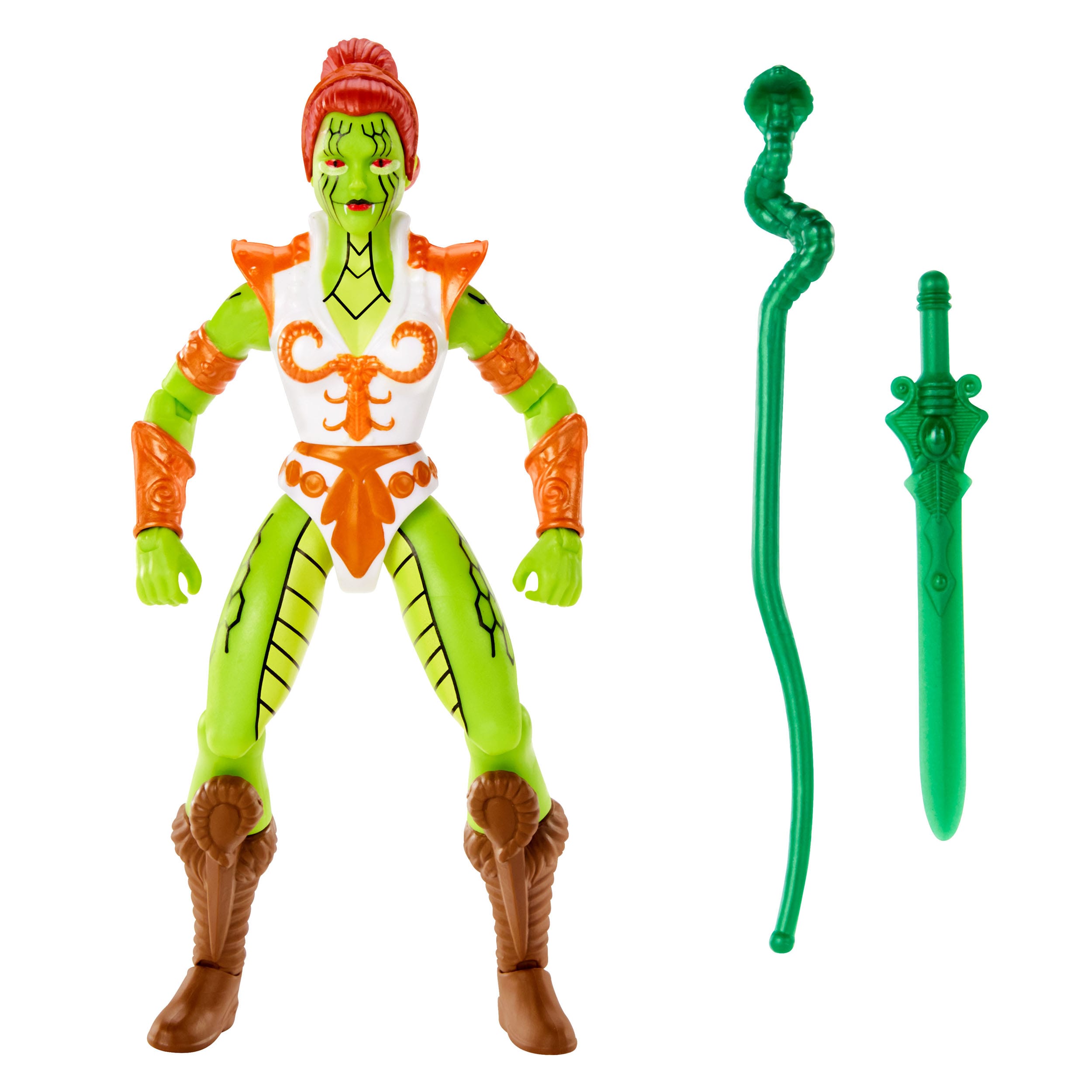 Masters of the Universe Origins: Snake Teela (US-Karte)-Actionfiguren-Mattel-Mighty Underground