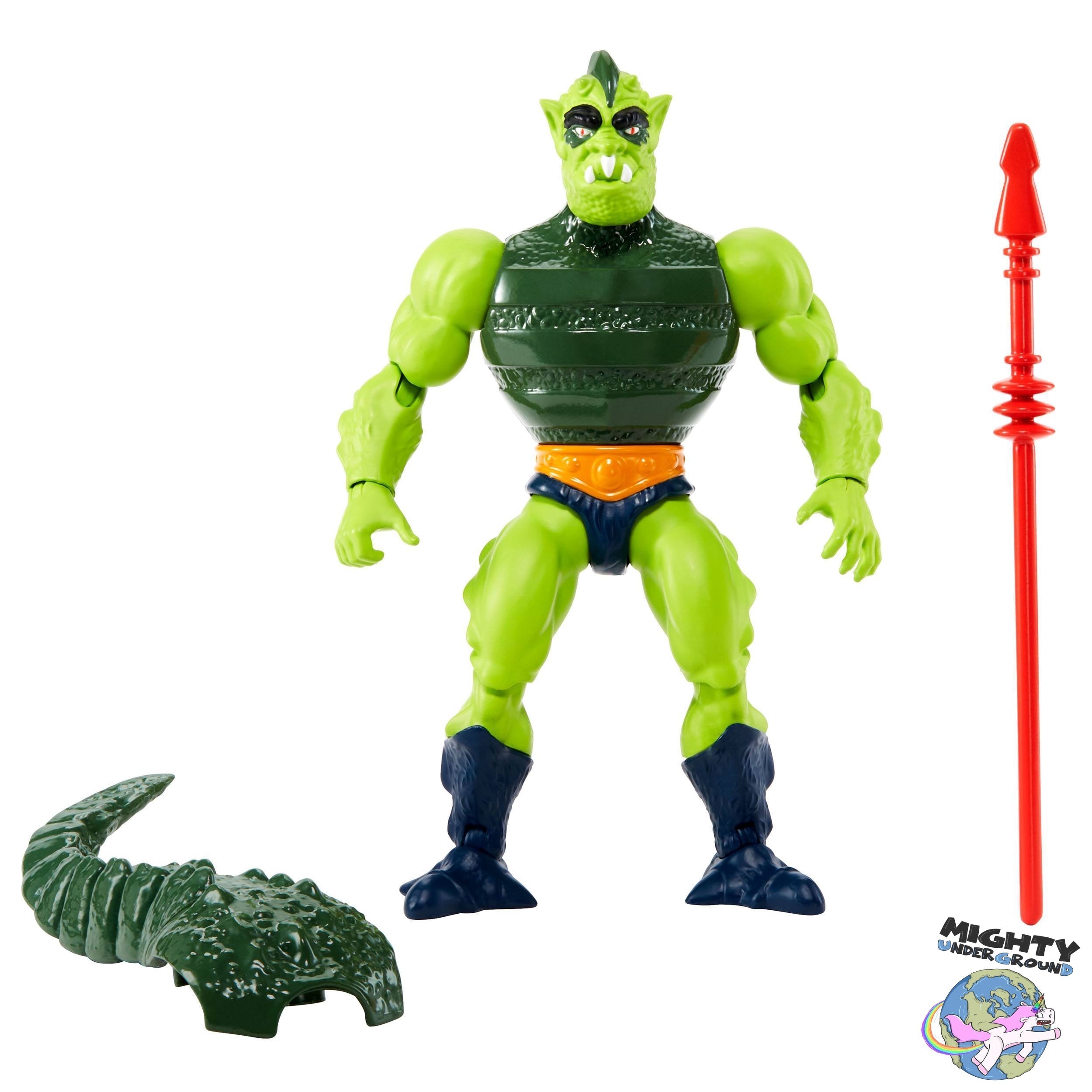 Masters of the Universe Origins: Whiplash-Actionfiguren-Mattel-Mighty Underground
