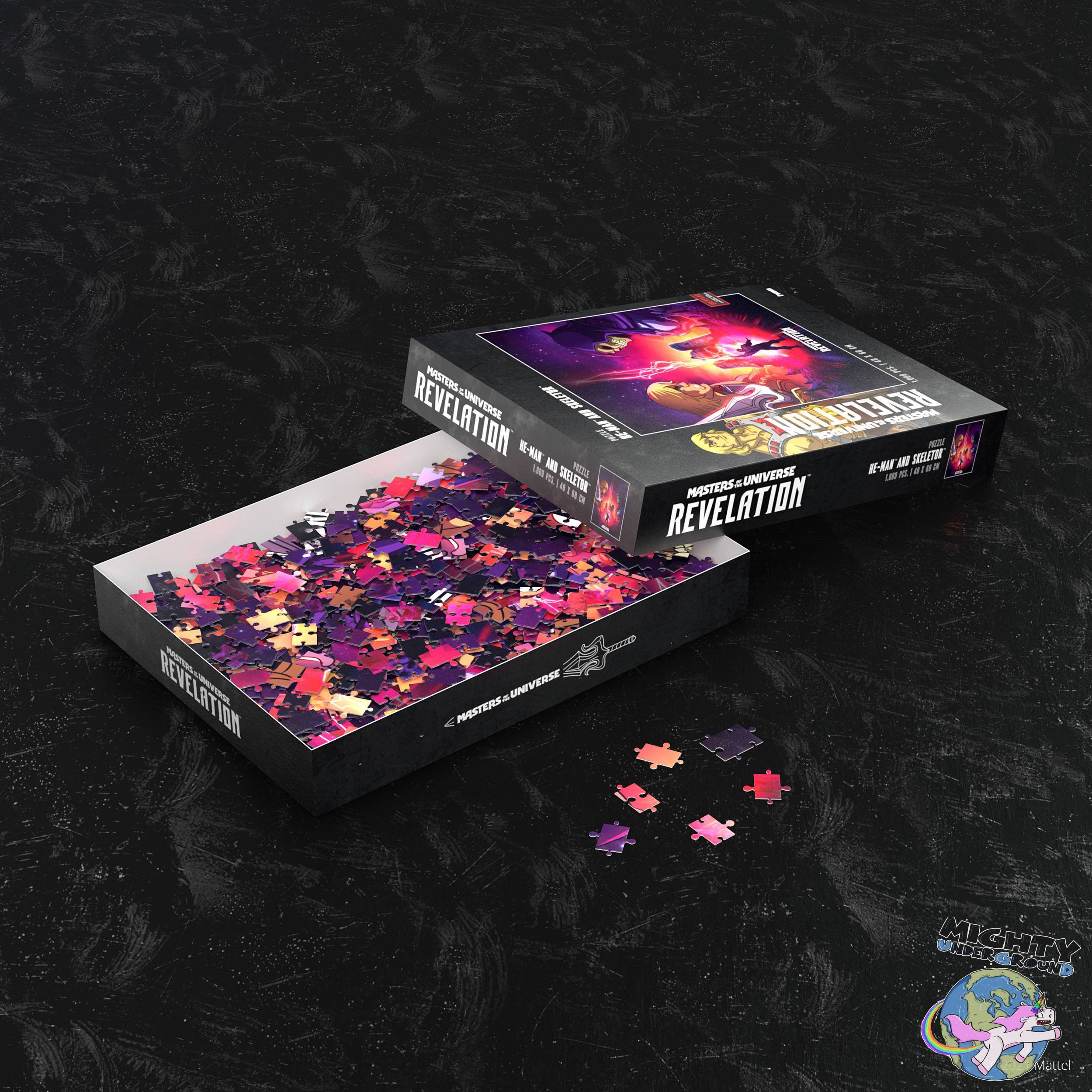 Masters of the Universe Revelation: He-Man and Skeletor - 1000 Teile Puzzle-Puzzle-Heo-Mighty Underground