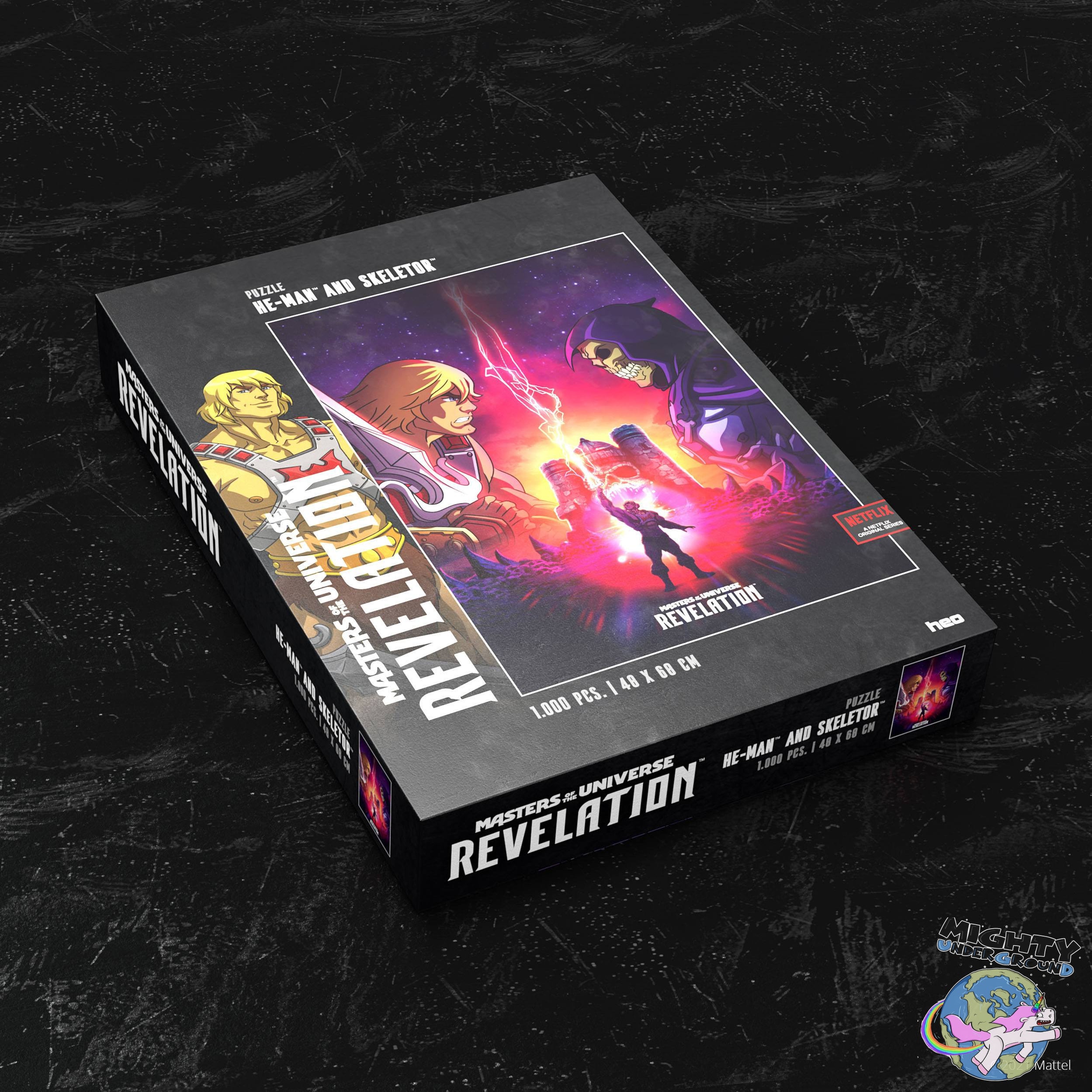 Masters of the Universe Revelation: He-Man and Skeletor - 1000 Teile Puzzle-Puzzle-Heo-Mighty Underground