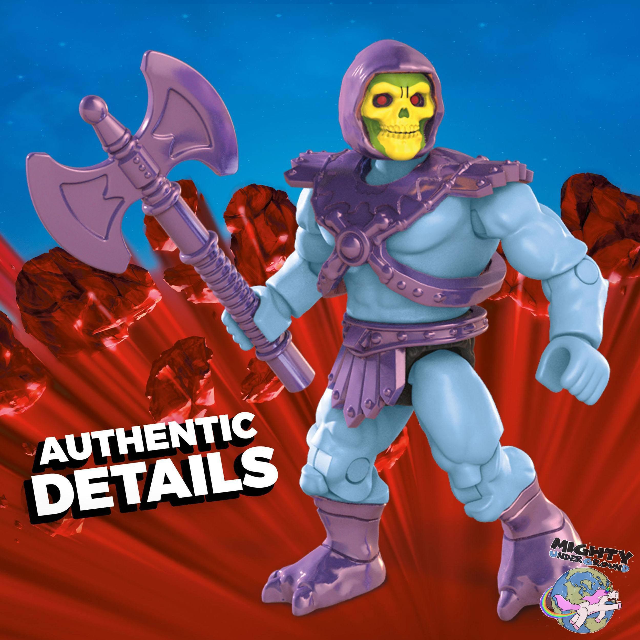 Masters of the Universe Origins: Skeletor & Panthor - Mega Construx Probuilders-Figuren-Mattel-Mighty Underground