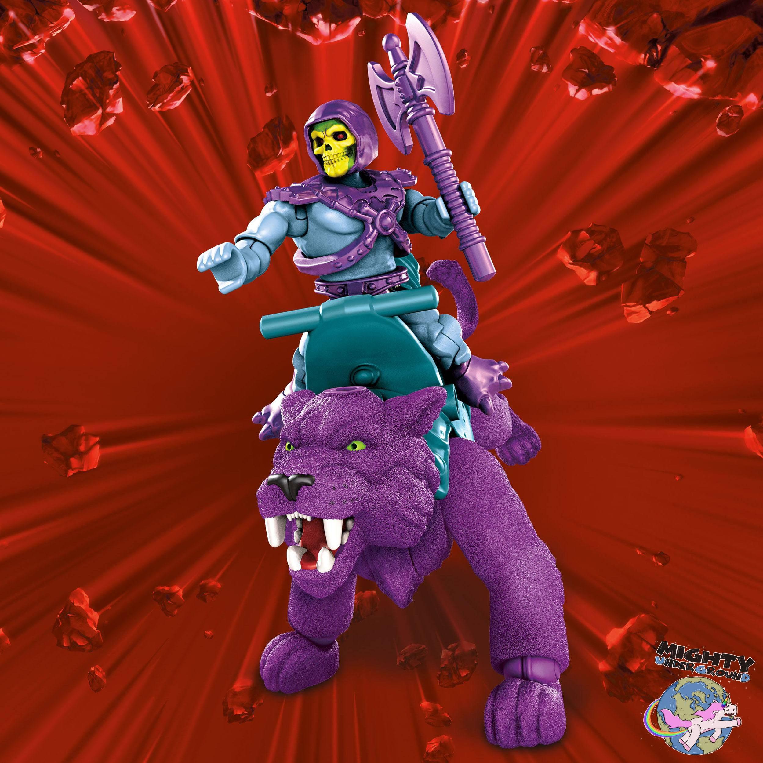 Masters of the Universe Origins: Skeletor & Panthor - Mega Construx Probuilders-Figuren-Mattel-Mighty Underground