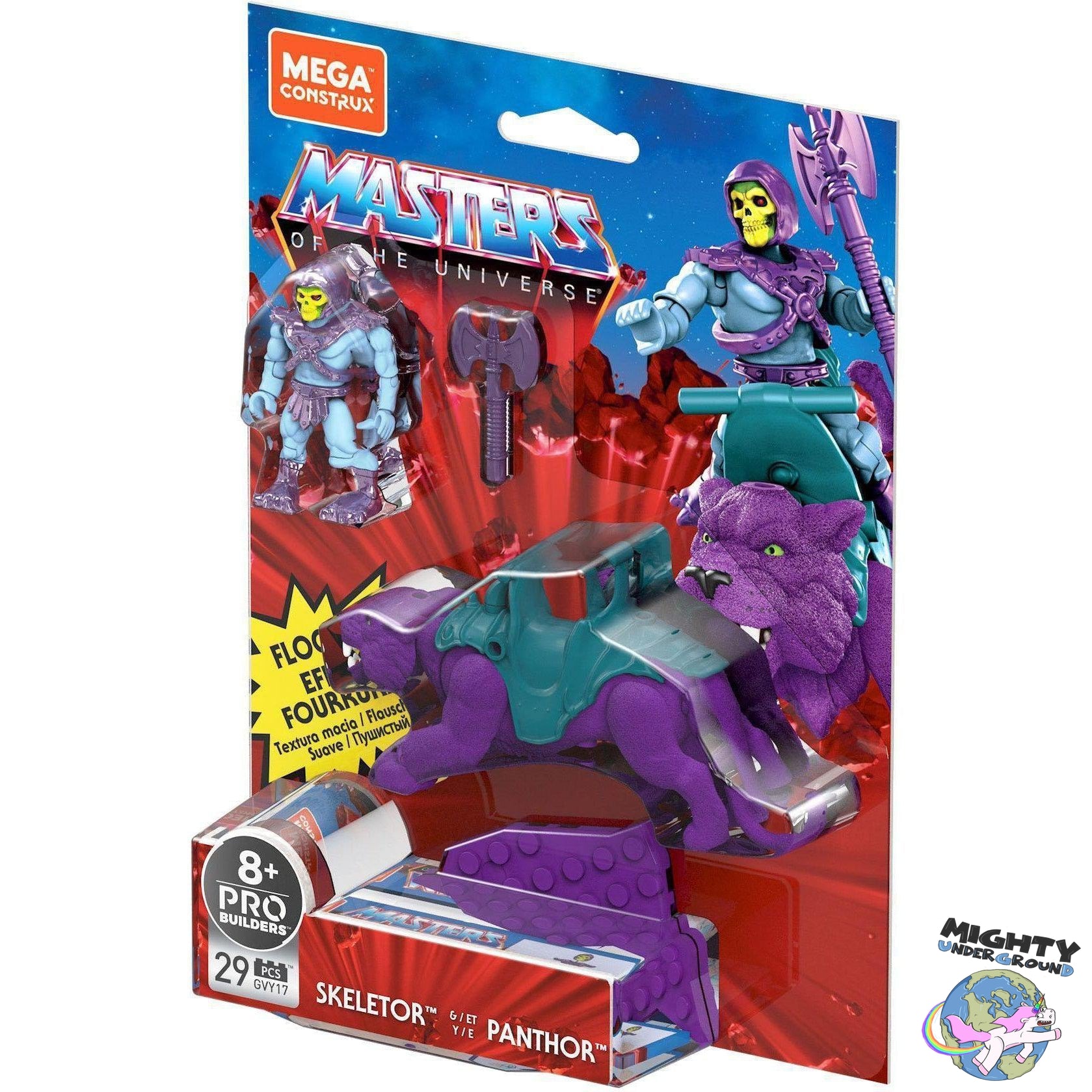 Masters of the Universe Origins: Skeletor & Panthor - Mega Construx Probuilders-Figuren-Mattel-Mighty Underground