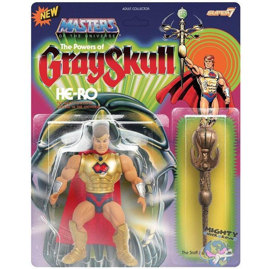 Masters of the Universe The Powers of Grayskull Vintage Collection: He-Ro-Actionfiguren-Super7-mighty-underground