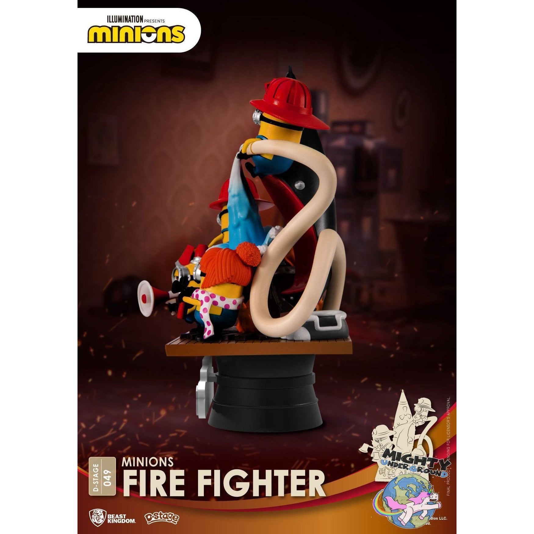 Minions: Fire Fighter - Diorama-Diorama-Beast Kingdom-mighty-underground