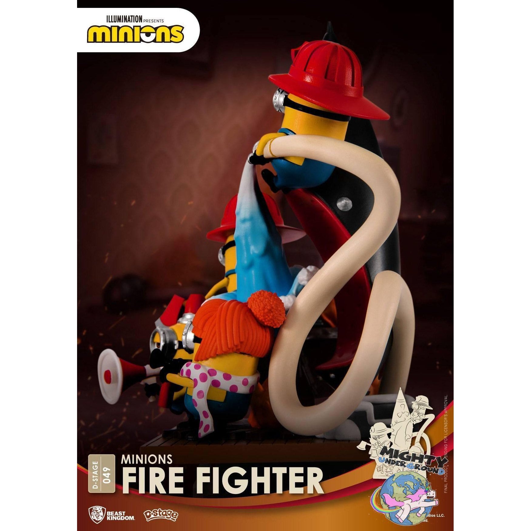 Minions: Fire Fighter - Diorama-Diorama-Beast Kingdom-mighty-underground