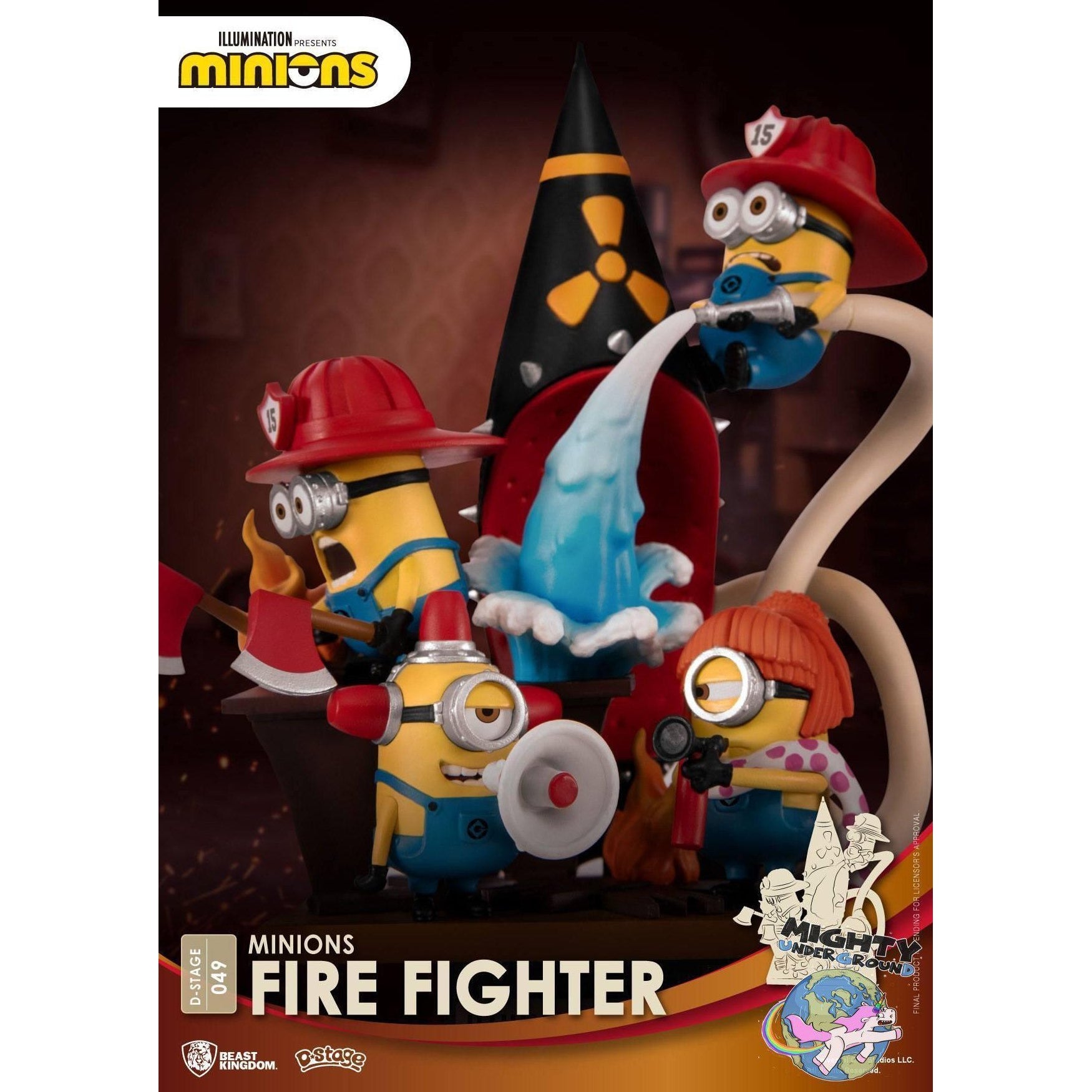 Minions: Fire Fighter - Diorama-Diorama-Beast Kingdom-mighty-underground