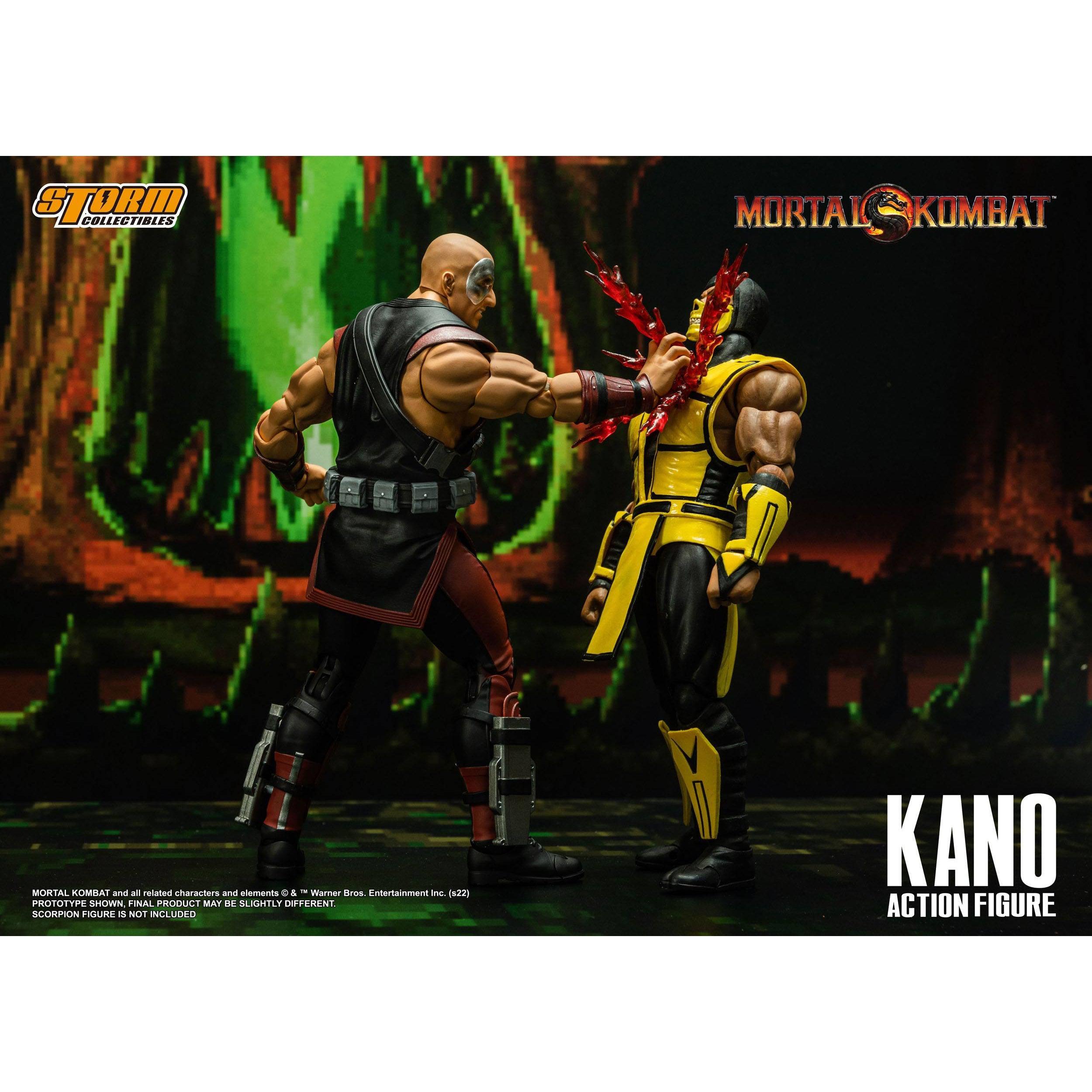 Mortal Kombat: Kano 1/12-Actionfiguren-Storm Collectibles-Mighty Underground