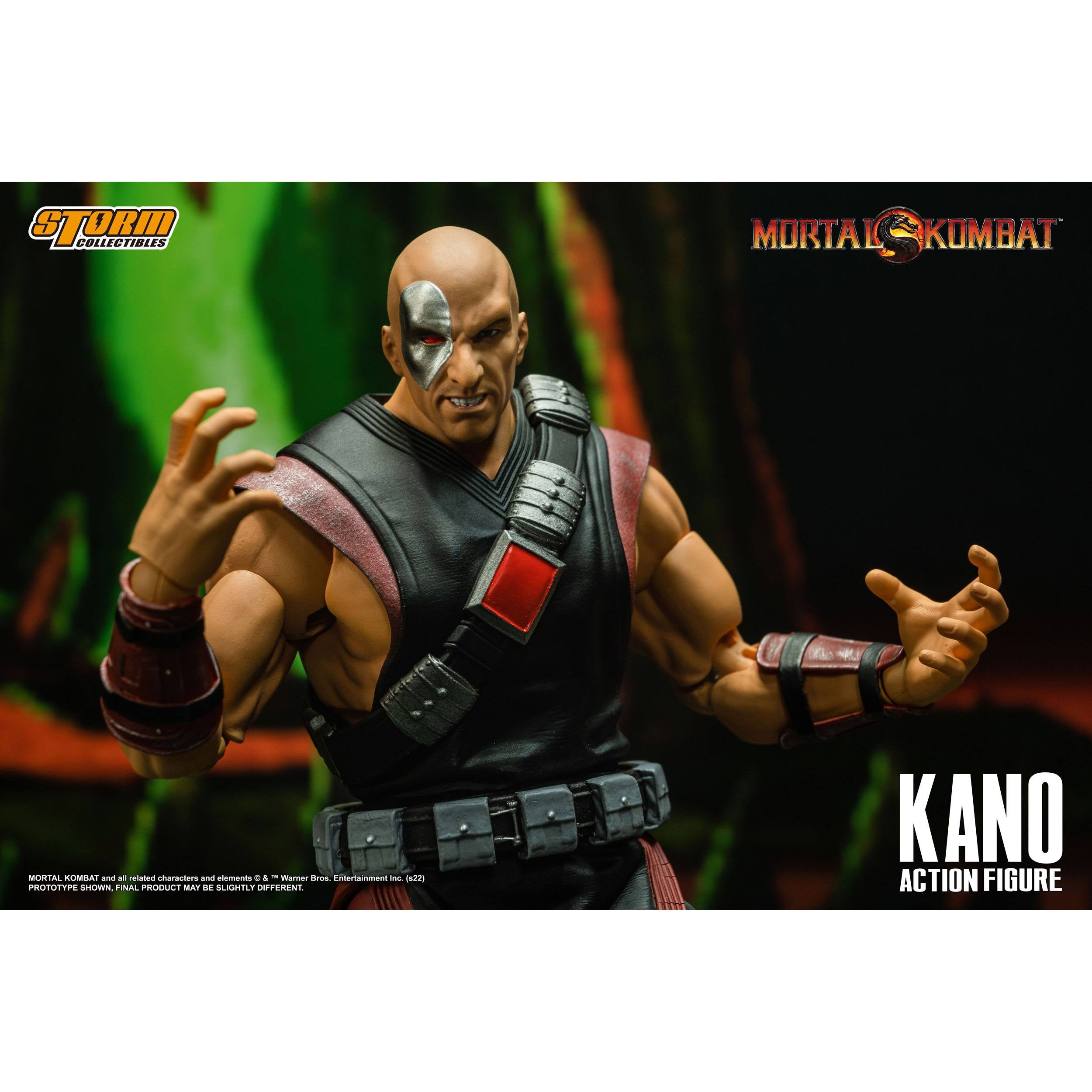 Mortal Kombat: Kano 1/12-Actionfiguren-Storm Collectibles-Mighty Underground