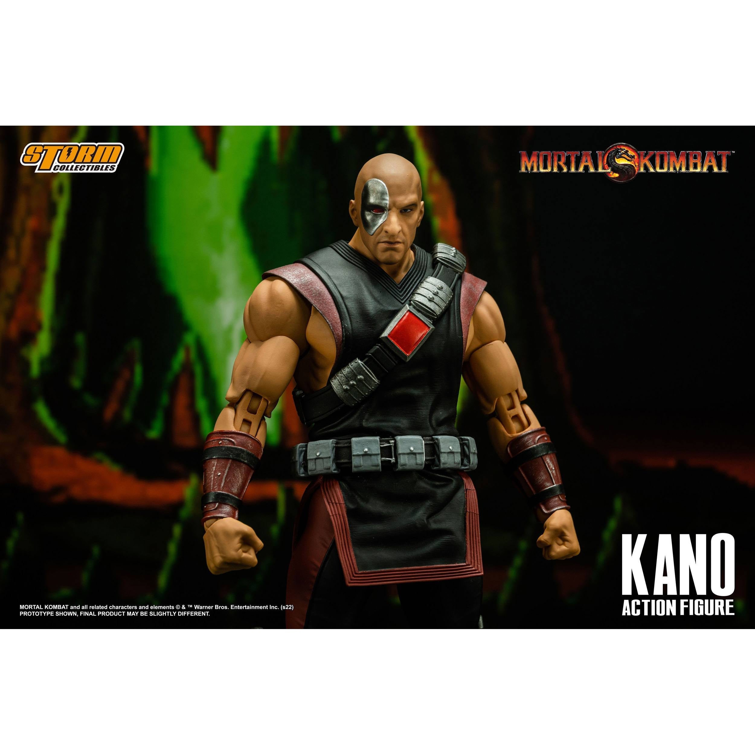 Mortal Kombat: Kano 1/12-Actionfiguren-Storm Collectibles-Mighty Underground