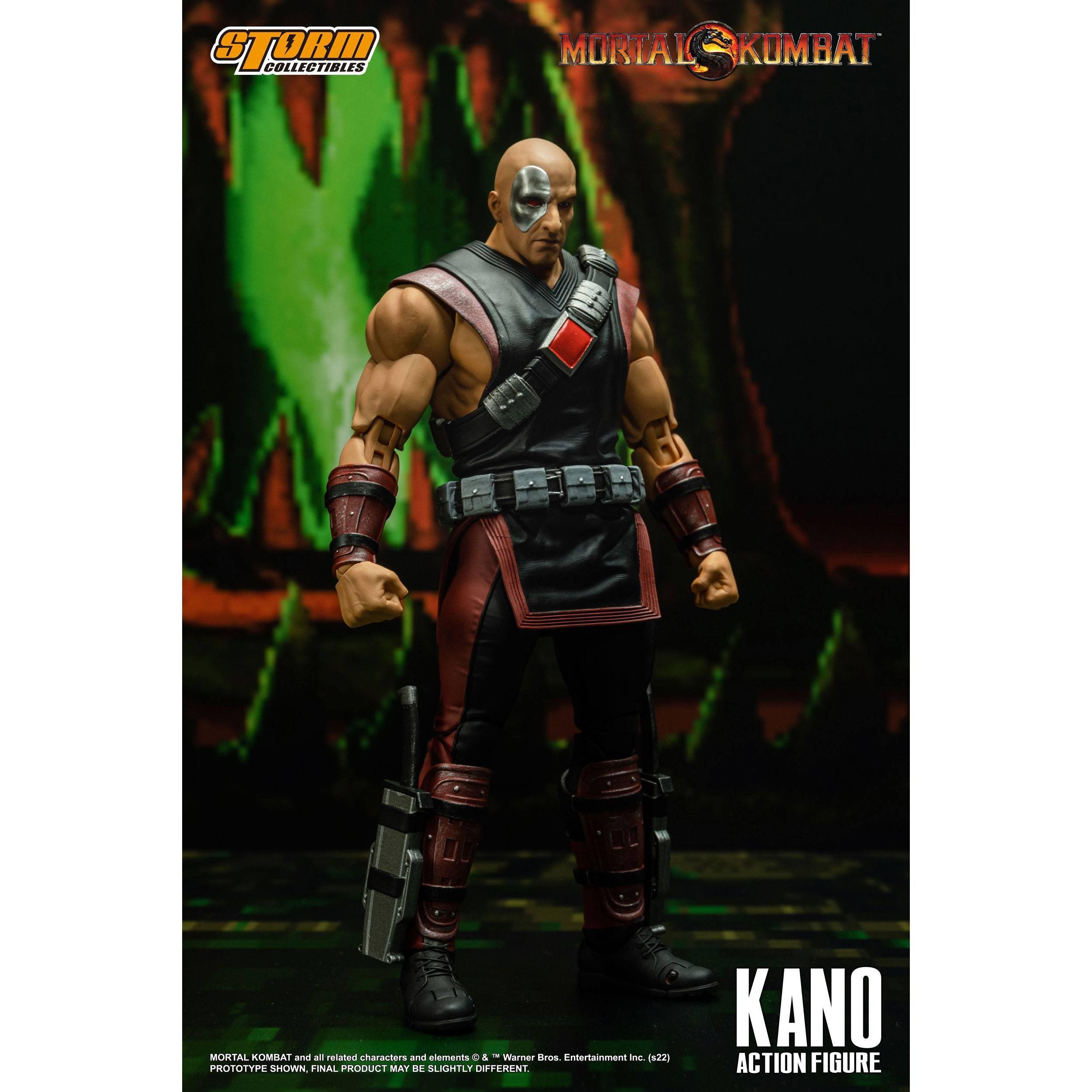 Mortal Kombat: Kano 1/12-Actionfiguren-Storm Collectibles-Mighty Underground