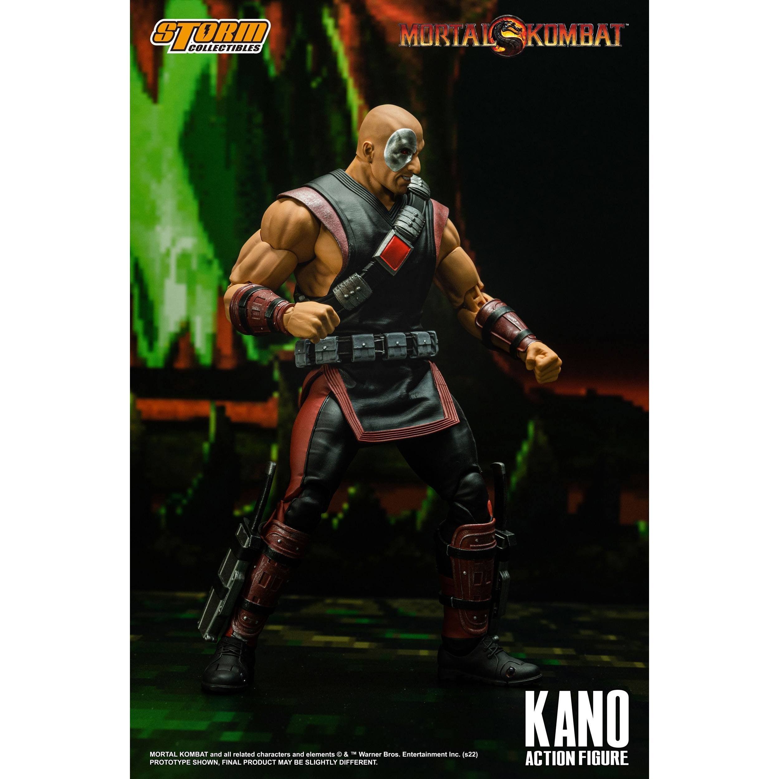 Mortal Kombat: Kano 1/12-Actionfiguren-Storm Collectibles-Mighty Underground