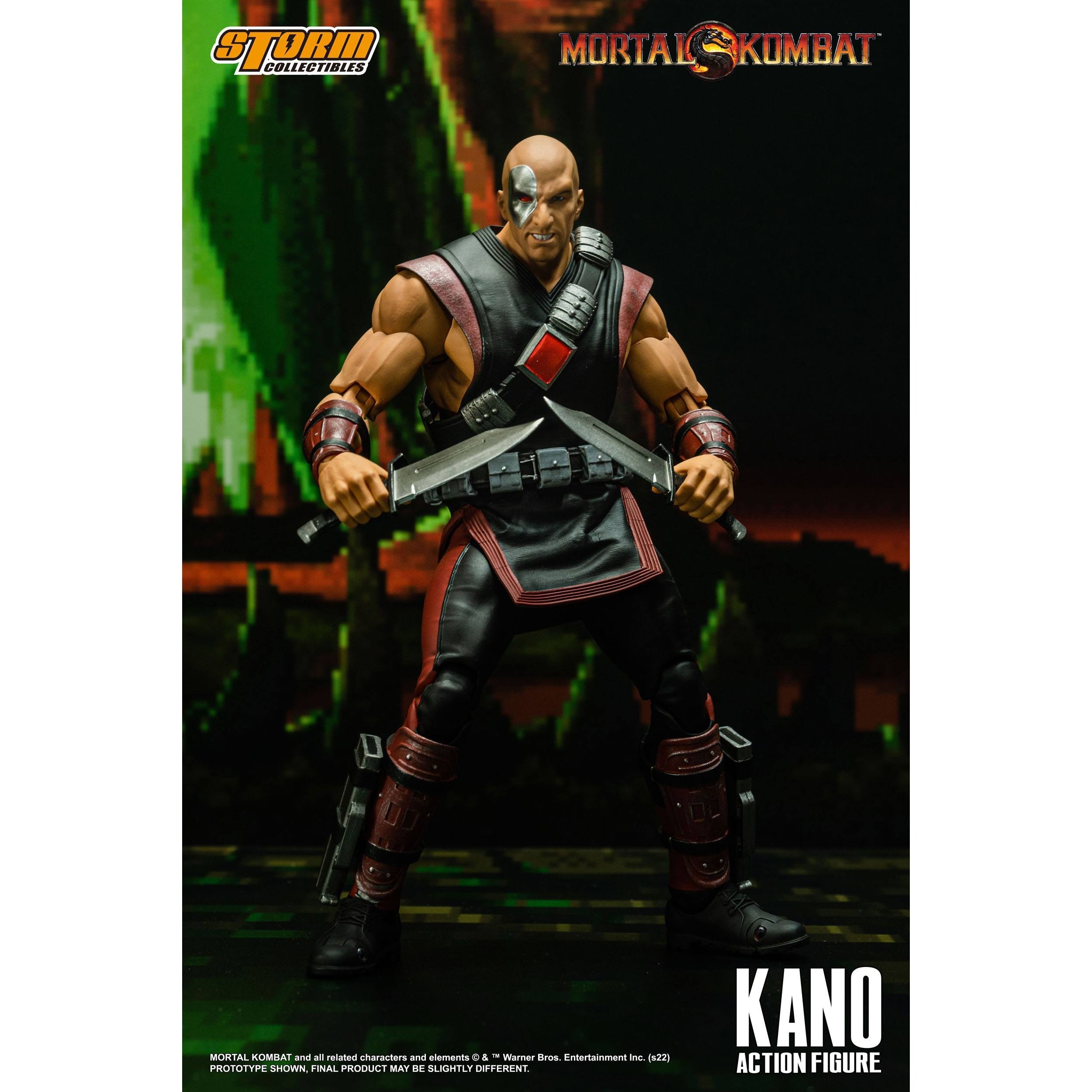 Mortal Kombat: Kano 1/12-Actionfiguren-Storm Collectibles-Mighty Underground