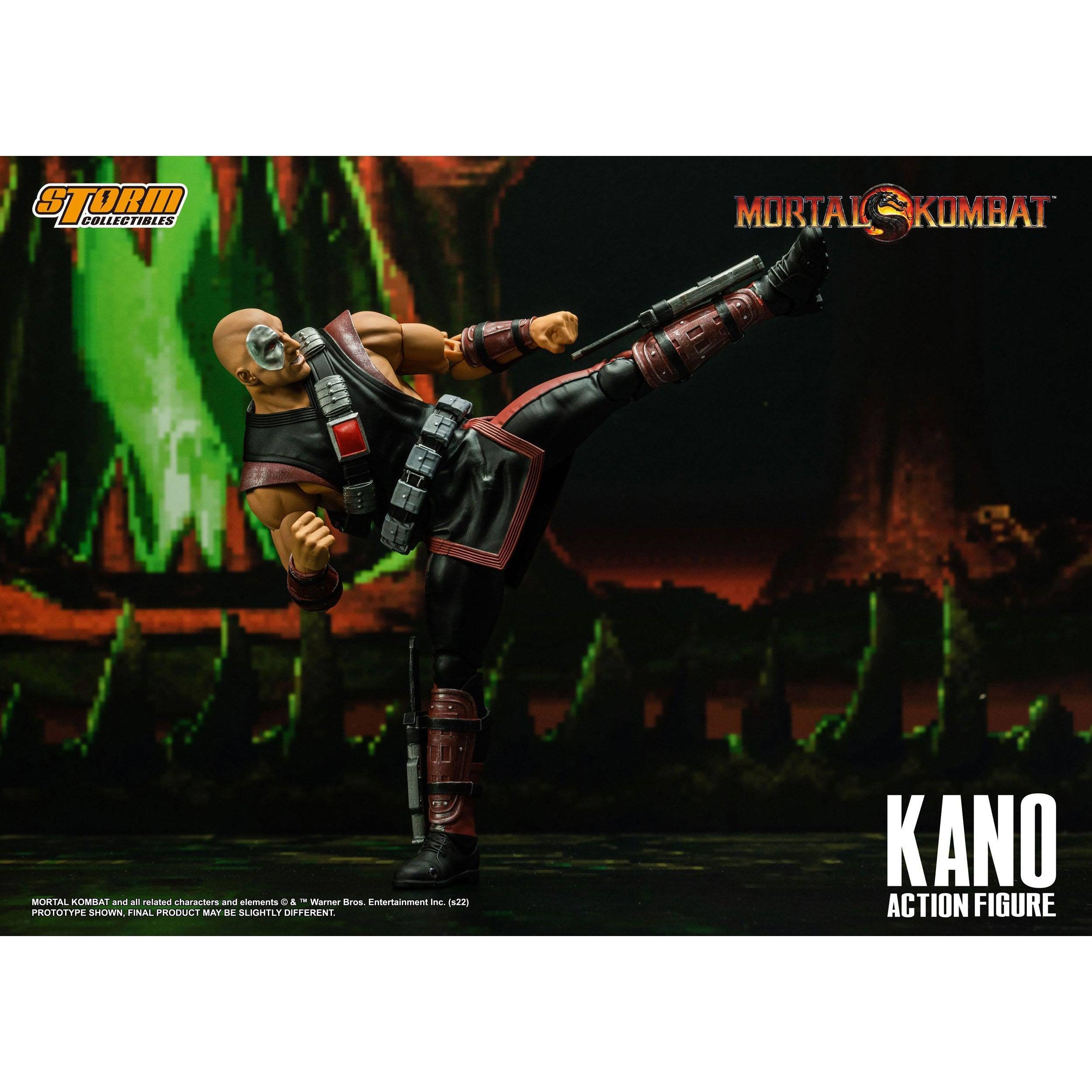 Mortal Kombat: Kano 1/12-Actionfiguren-Storm Collectibles-Mighty Underground