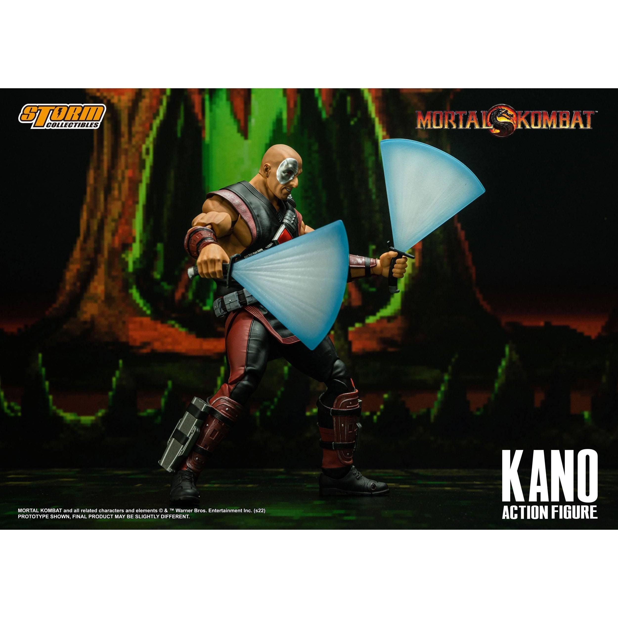Mortal Kombat: Kano 1/12-Actionfiguren-Storm Collectibles-Mighty Underground