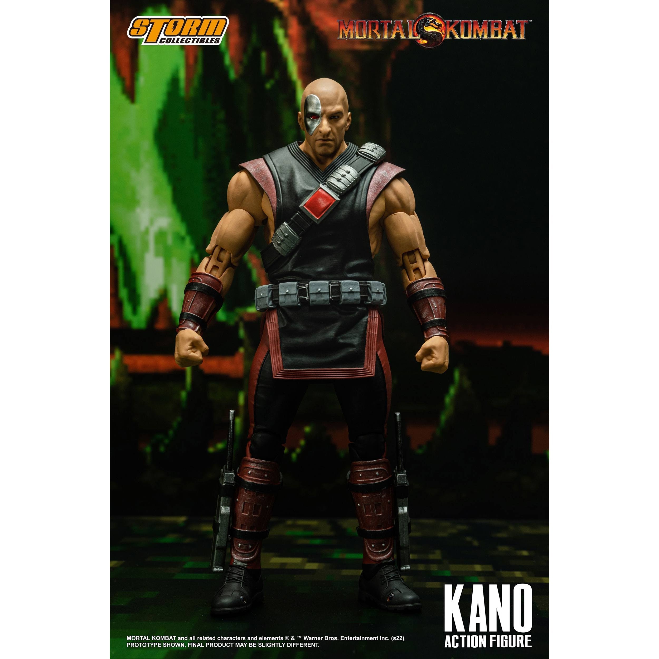 Mortal Kombat: Kano 1/12-Actionfiguren-Storm Collectibles-Mighty Underground