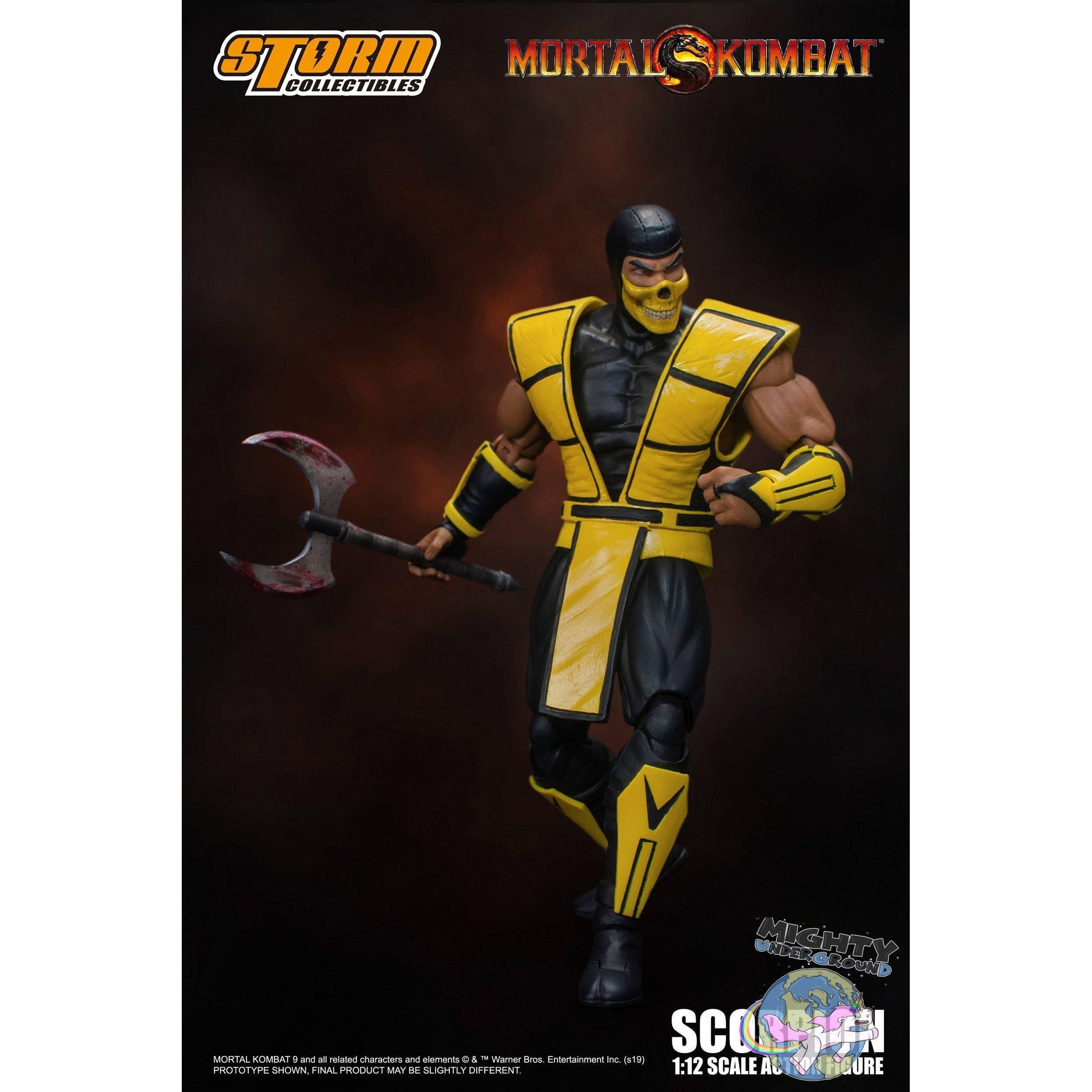 Mortal Kombat: Scorpion 1/12-Actionfiguren-Storm Collectibles-mighty-underground