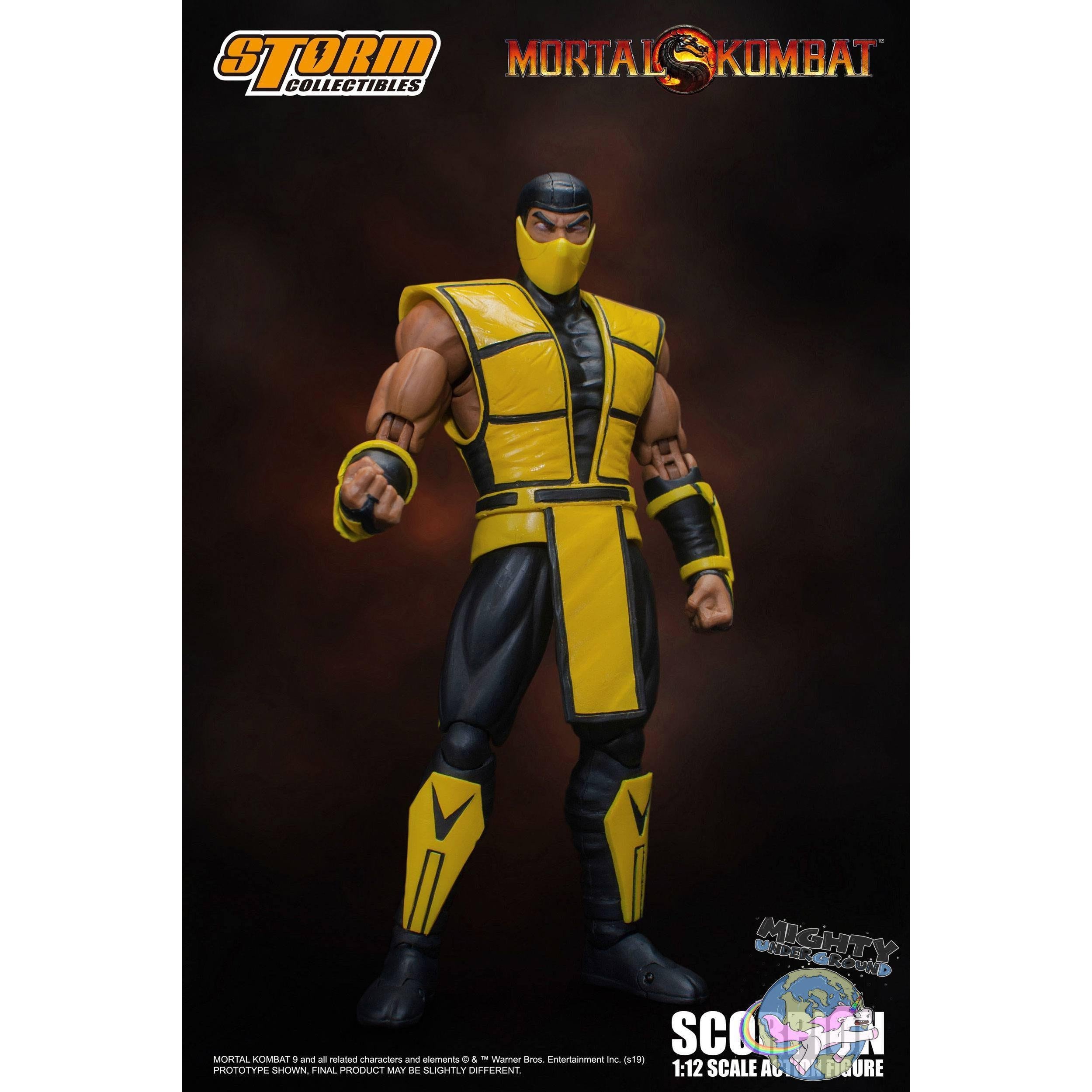 Mortal Kombat: Scorpion 1/12-Actionfiguren-Storm Collectibles-mighty-underground