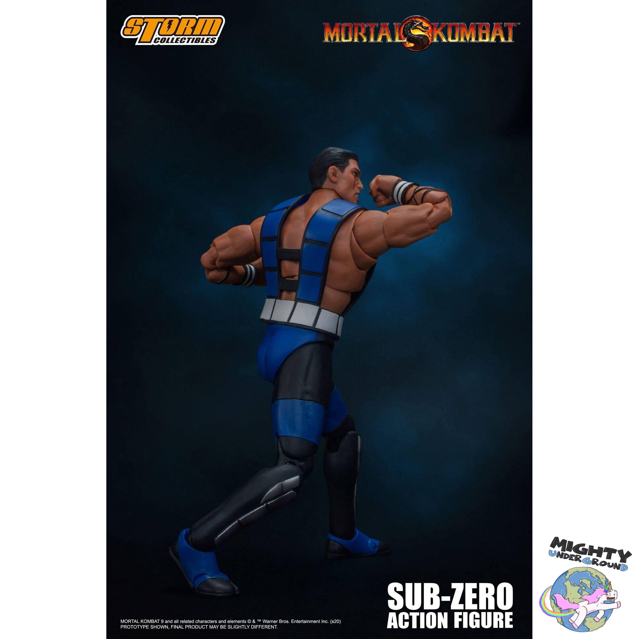 Mortal Kombat: Sub-Zero (Unmasked) 1/12-Actionfiguren-Storm Collectibles-Mighty Underground