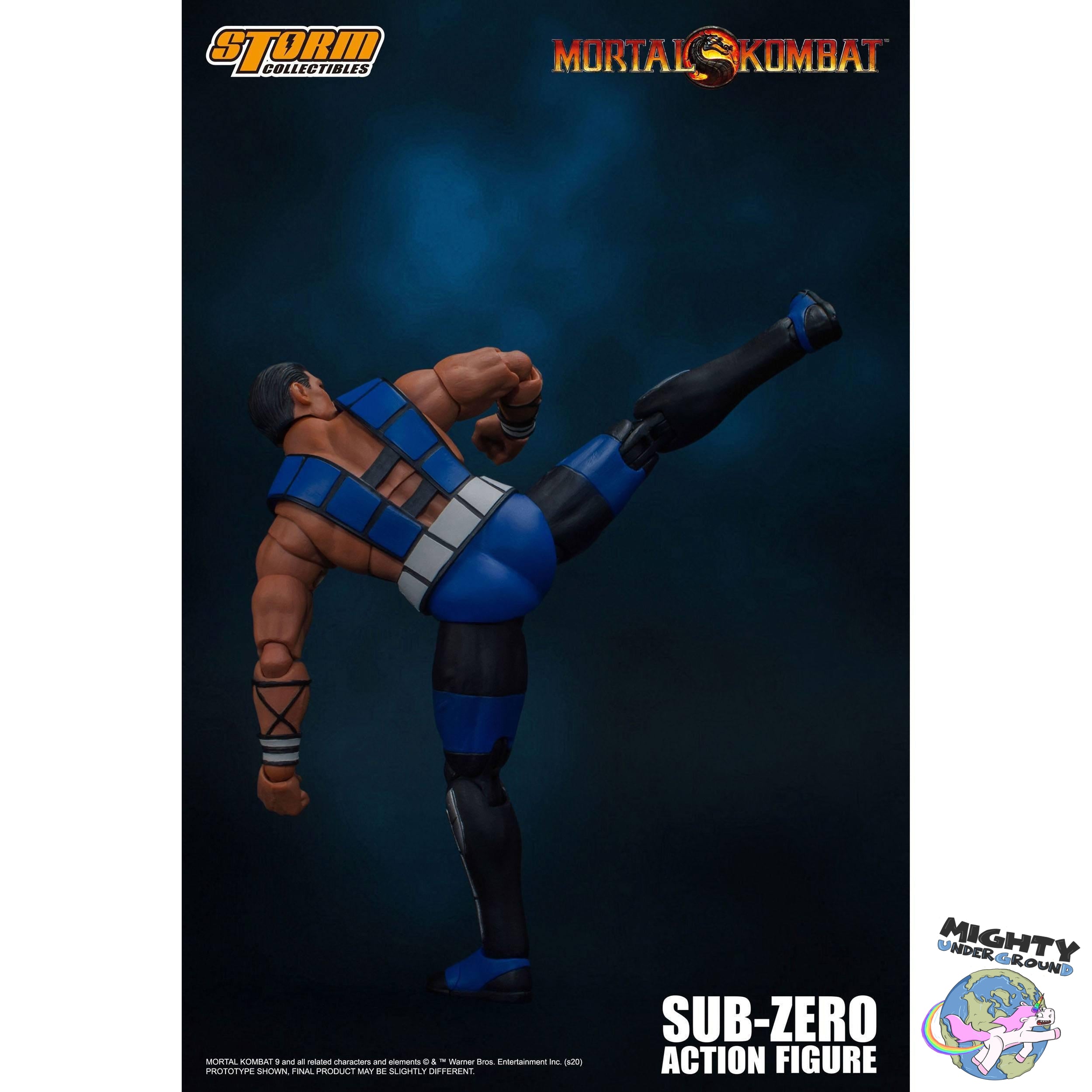 Mortal Kombat: Sub-Zero (Unmasked) 1/12-Actionfiguren-Storm Collectibles-Mighty Underground