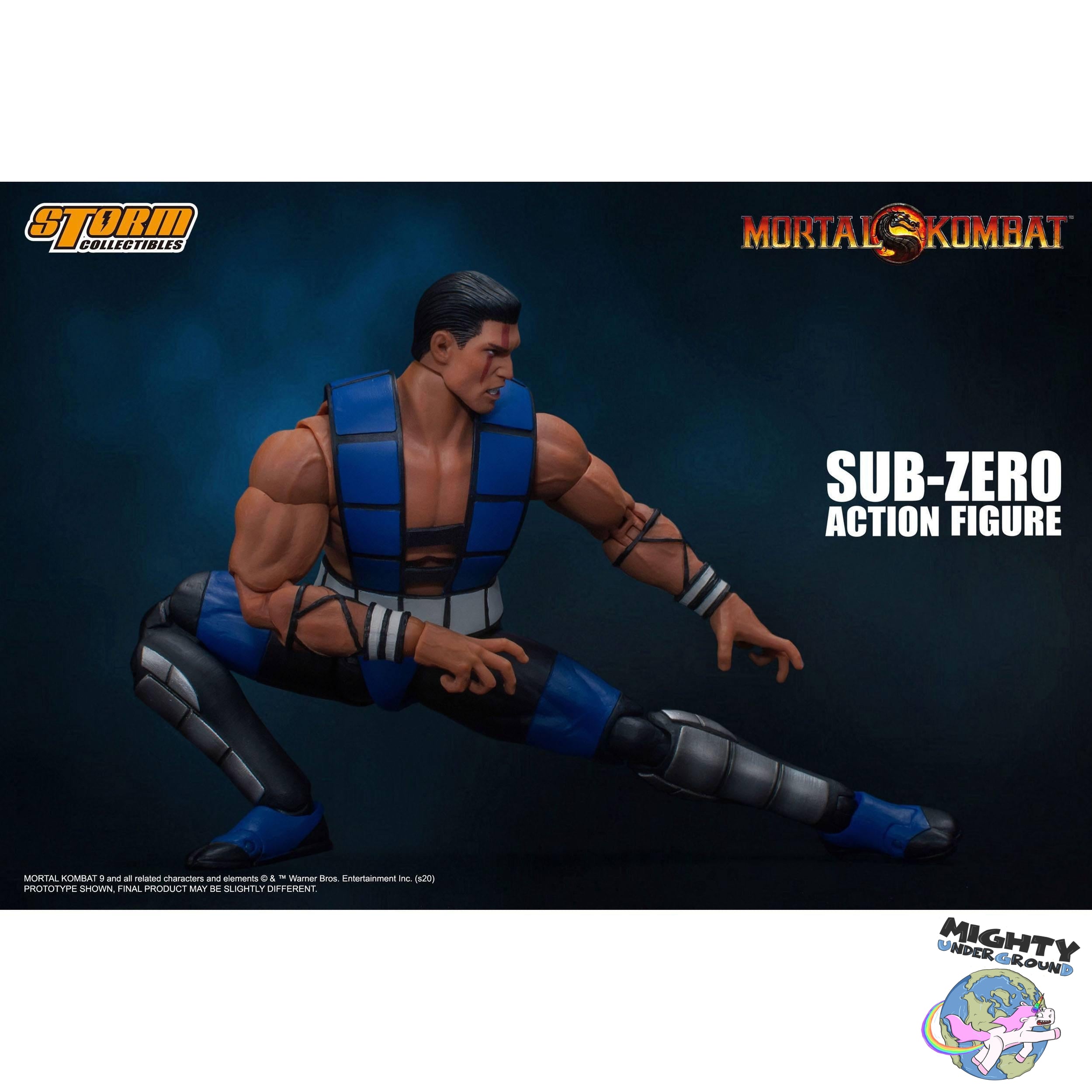 Mortal Kombat: Sub-Zero (Unmasked) 1/12-Actionfiguren-Storm Collectibles-Mighty Underground