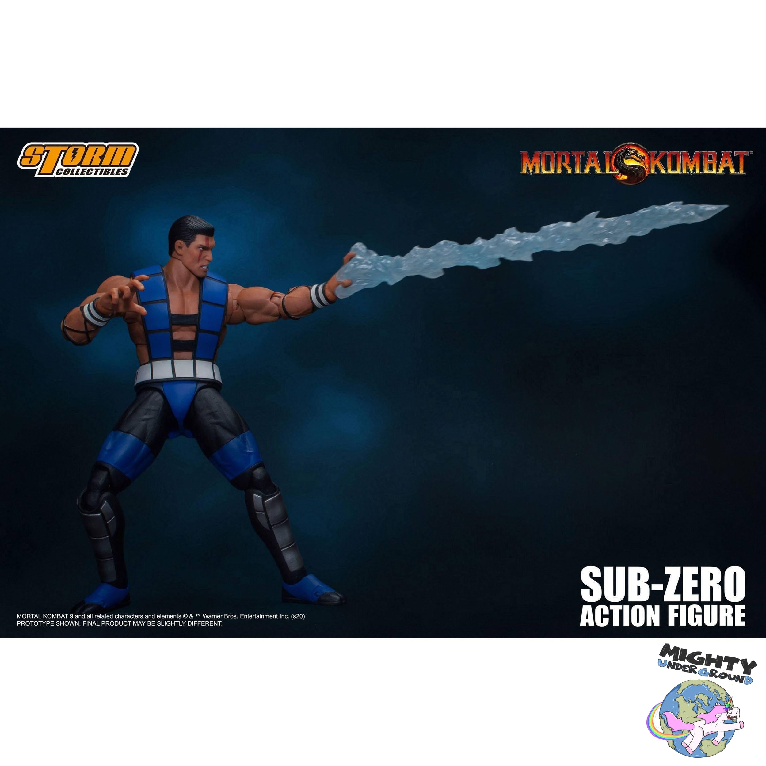 Mortal Kombat: Sub-Zero (Unmasked) 1/12-Actionfiguren-Storm Collectibles-Mighty Underground
