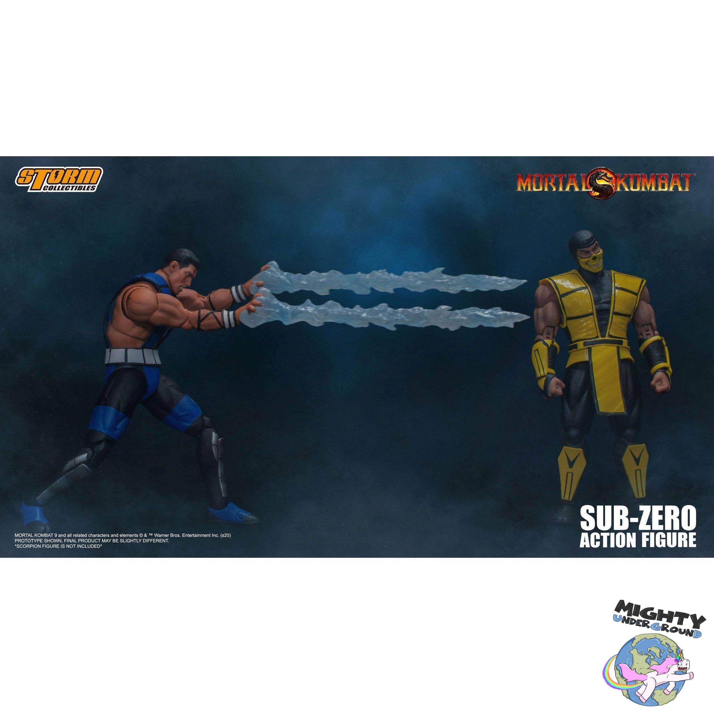 Mortal Kombat: Sub-Zero (Unmasked) 1/12-Actionfiguren-Storm Collectibles-Mighty Underground