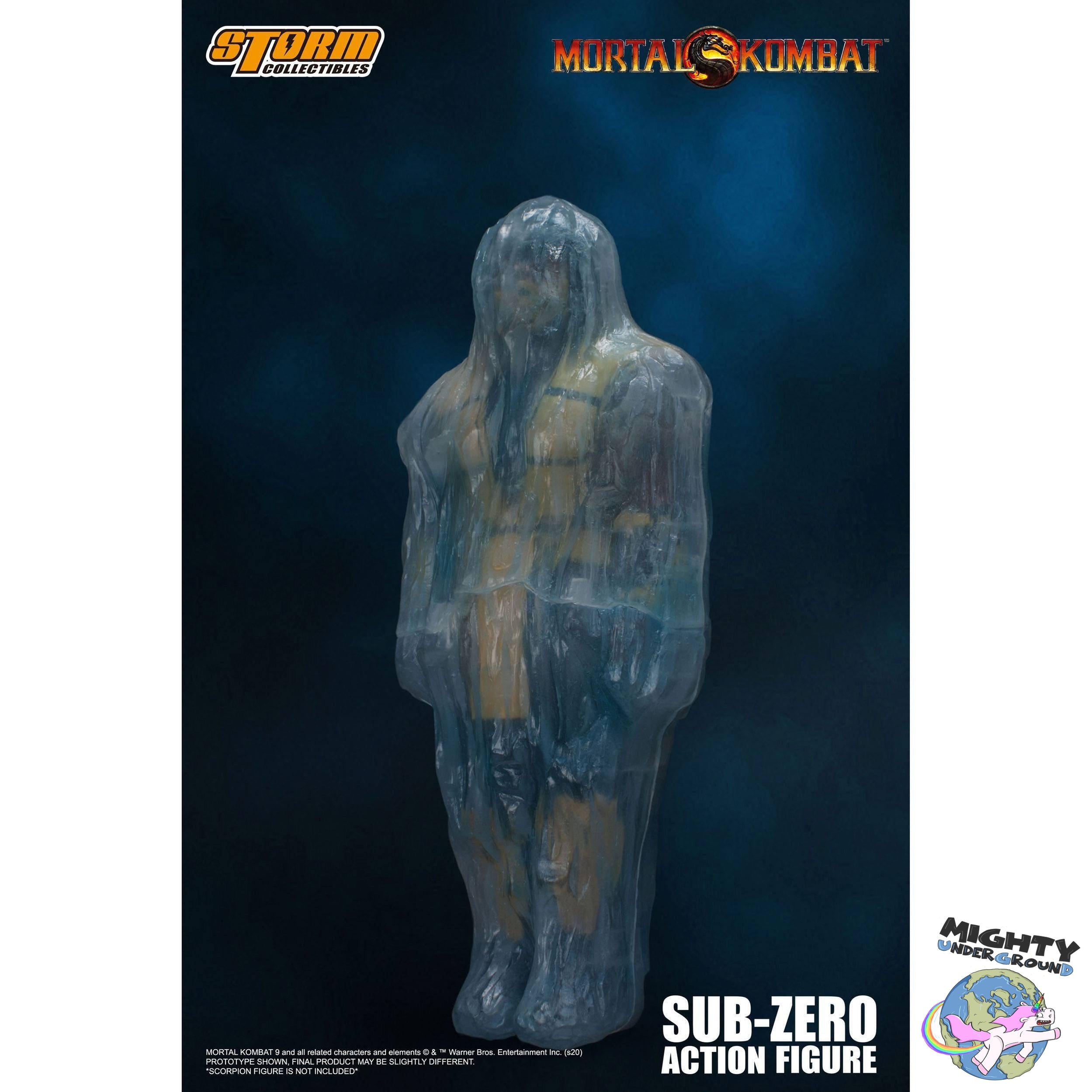 Mortal Kombat: Sub-Zero (Unmasked) 1/12-Actionfiguren-Storm Collectibles-Mighty Underground