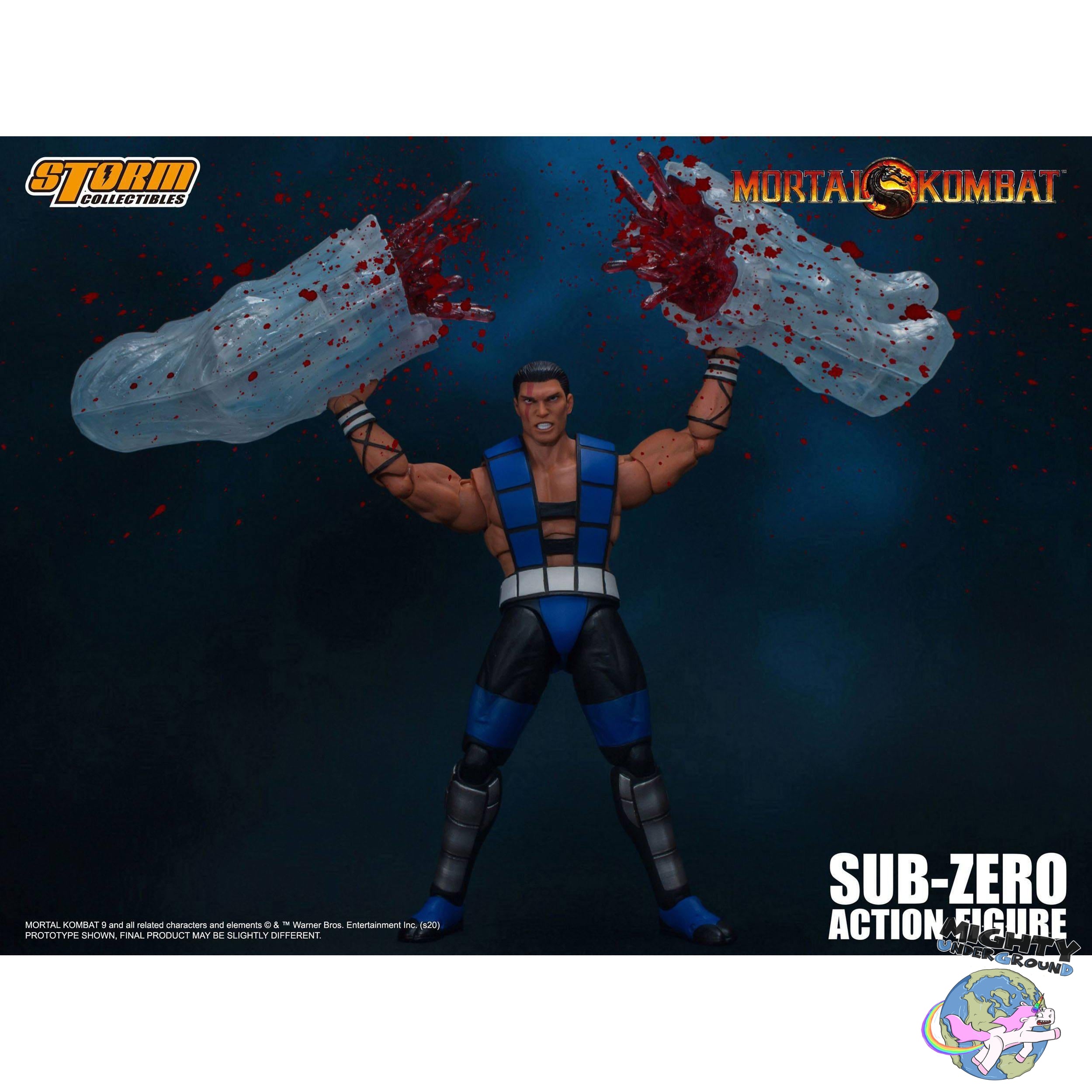 Mortal Kombat: Sub-Zero (Unmasked) 1/12-Actionfiguren-Storm Collectibles-Mighty Underground