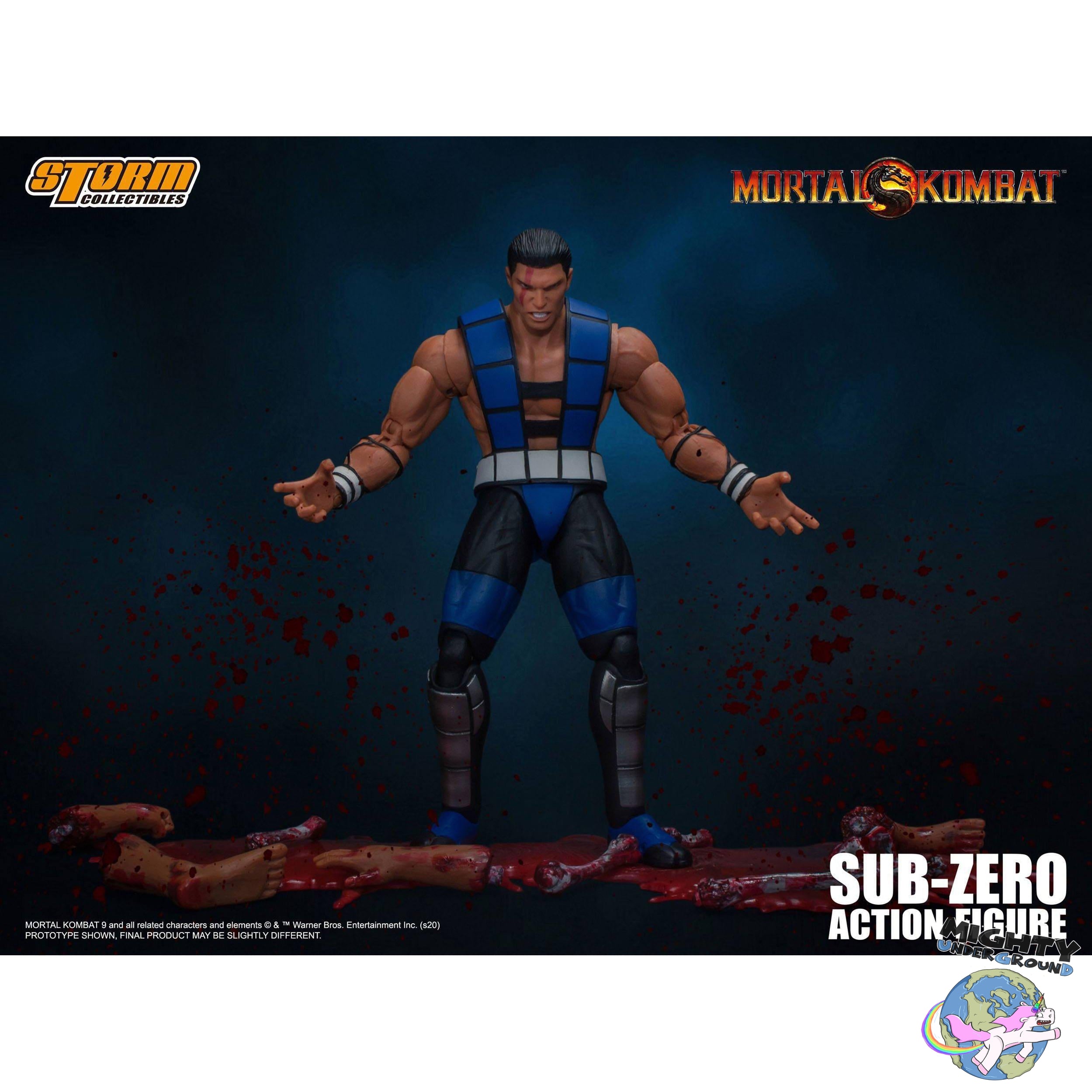 Mortal Kombat: Sub-Zero (Unmasked) 1/12-Actionfiguren-Storm Collectibles-Mighty Underground