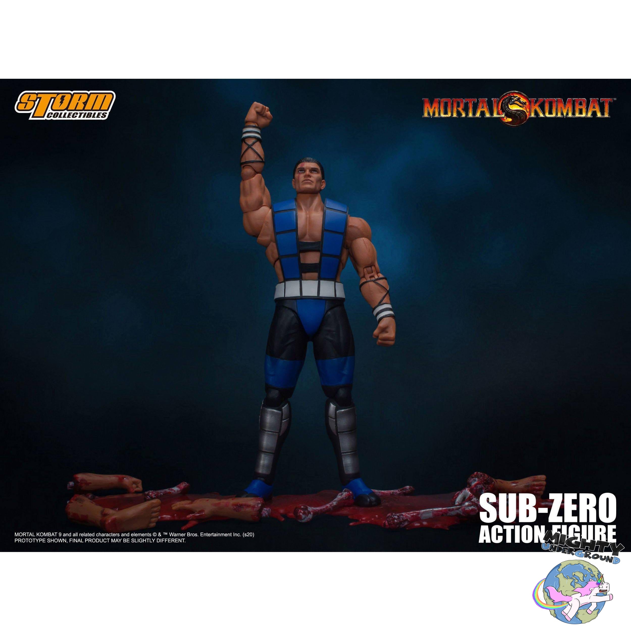 Mortal Kombat: Sub-Zero (Unmasked) 1/12-Actionfiguren-Storm Collectibles-Mighty Underground
