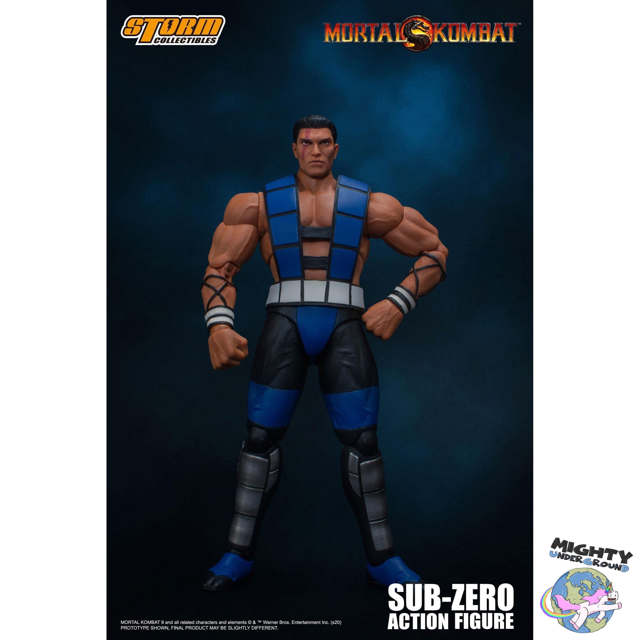Mortal Kombat: Sub-Zero (Unmasked) 1/12-Actionfiguren-Storm Collectibles-Mighty Underground