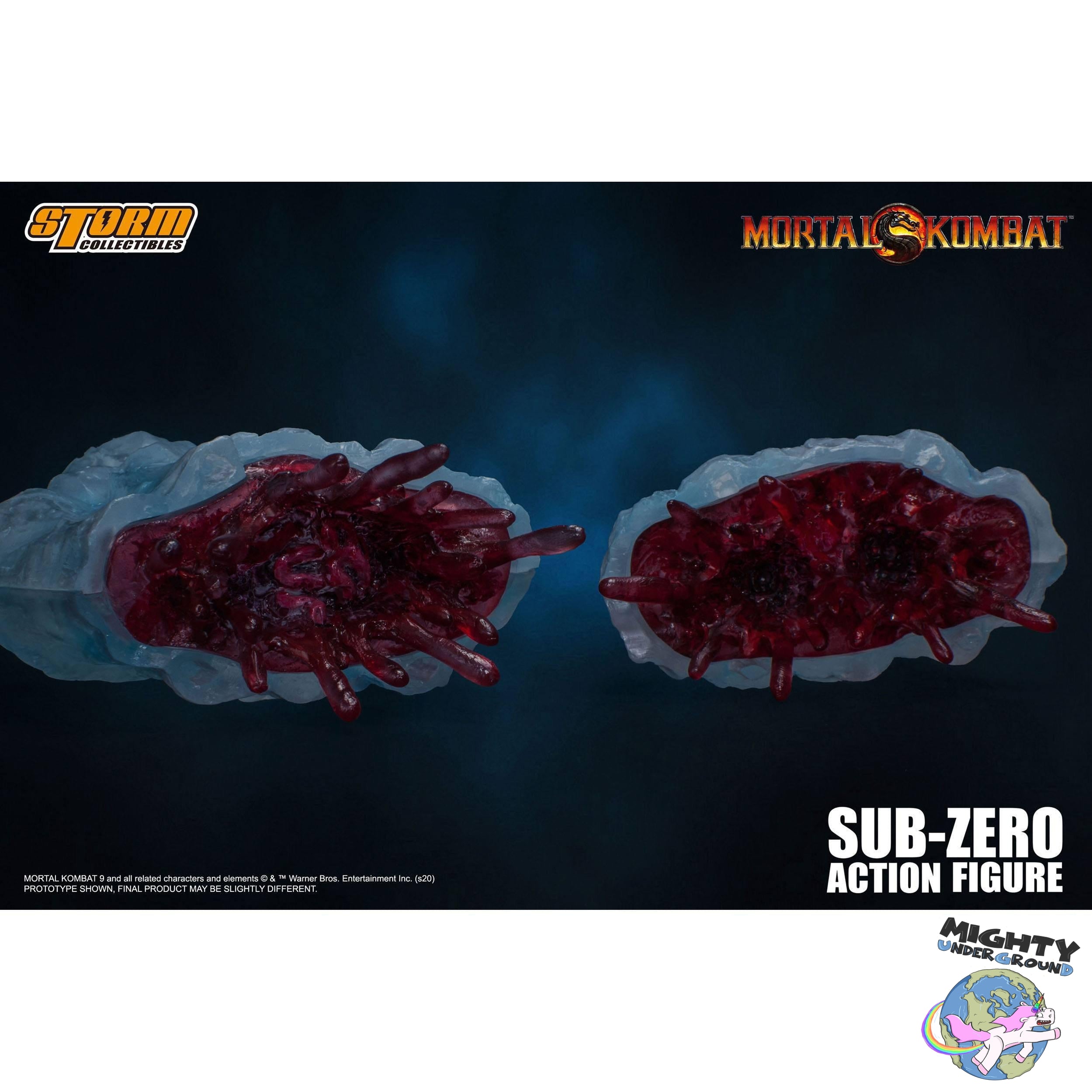 Mortal Kombat: Sub-Zero (Unmasked) 1/12-Actionfiguren-Storm Collectibles-Mighty Underground