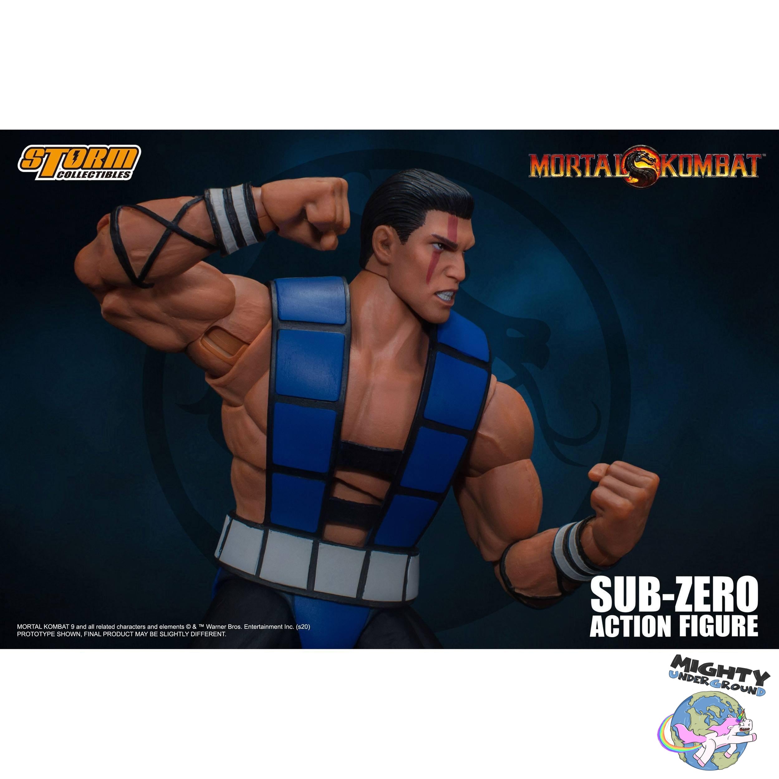 Mortal Kombat: Sub-Zero (Unmasked) 1/12-Actionfiguren-Storm Collectibles-Mighty Underground