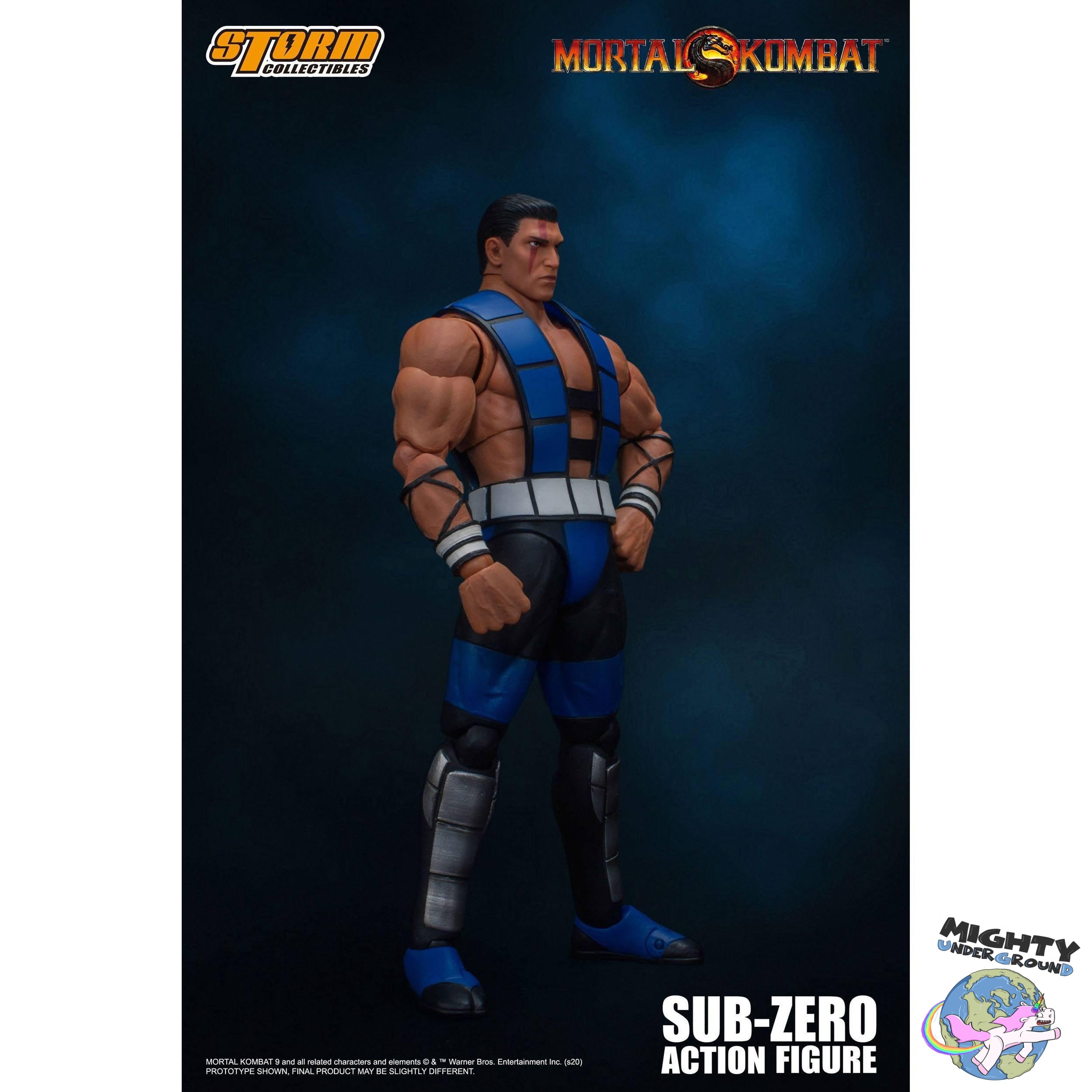 Mortal Kombat: Sub-Zero (Unmasked) 1/12-Actionfiguren-Storm Collectibles-Mighty Underground