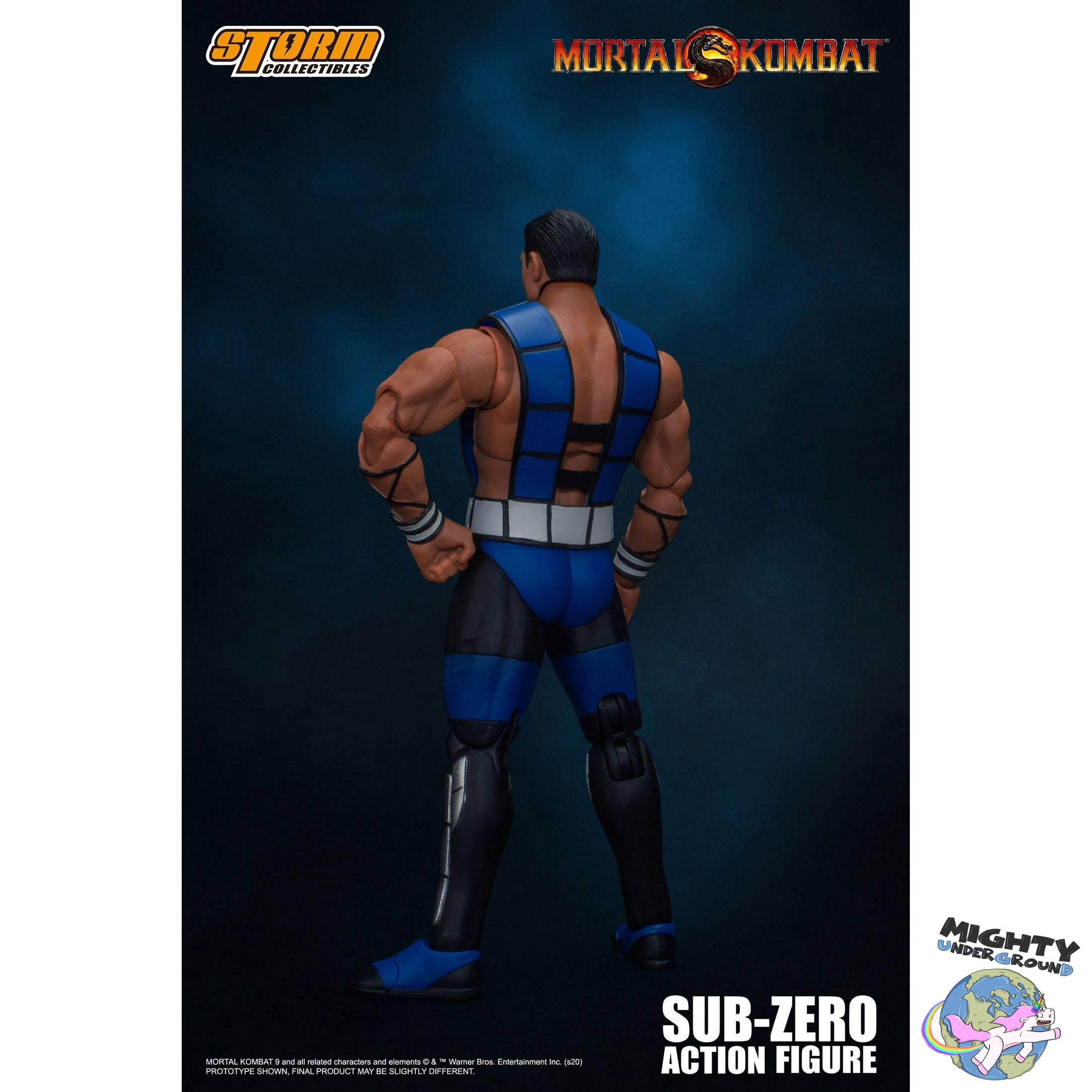 Mortal Kombat: Sub-Zero (Unmasked) 1/12-Actionfiguren-Storm Collectibles-Mighty Underground
