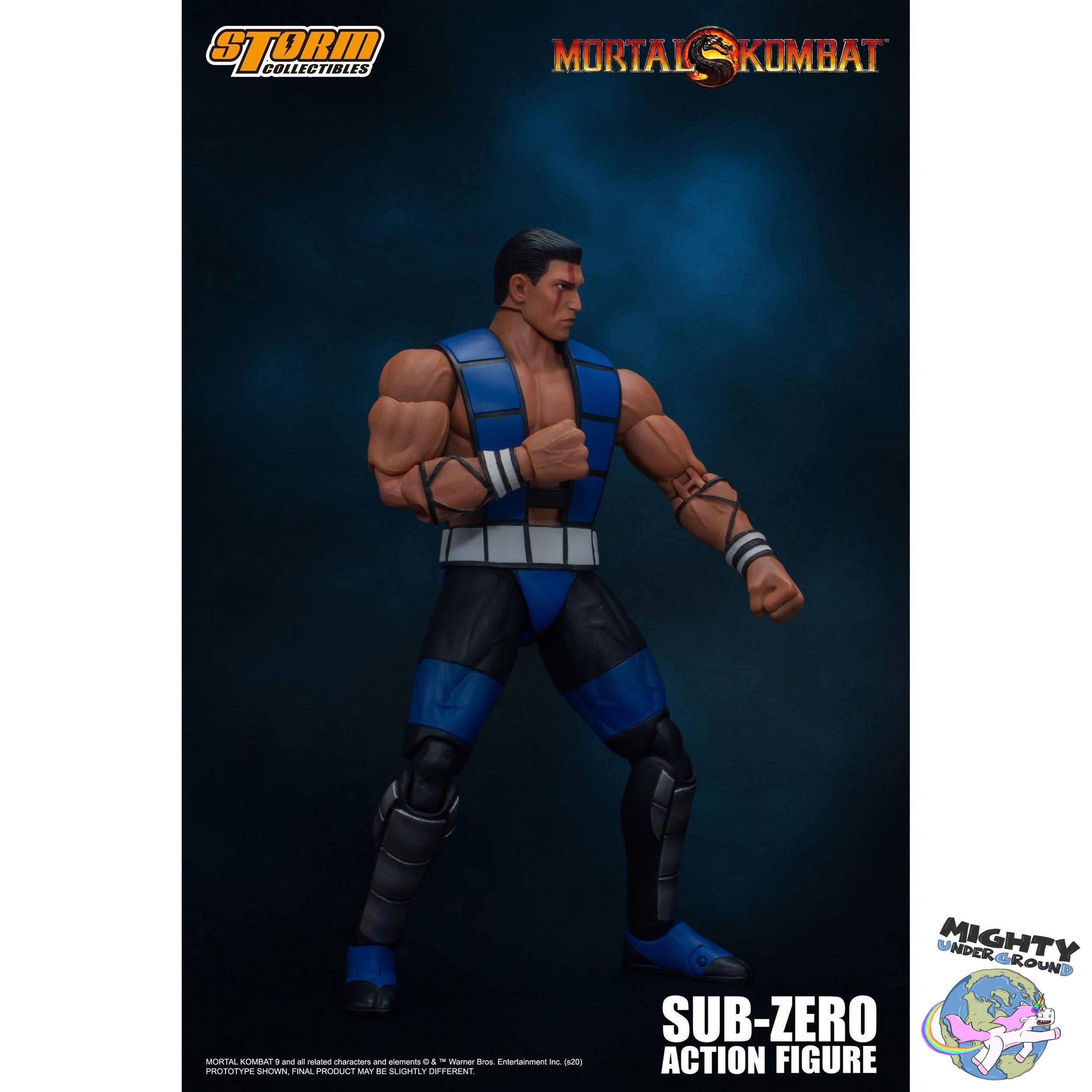 Mortal Kombat: Sub-Zero (Unmasked) 1/12-Actionfiguren-Storm Collectibles-Mighty Underground