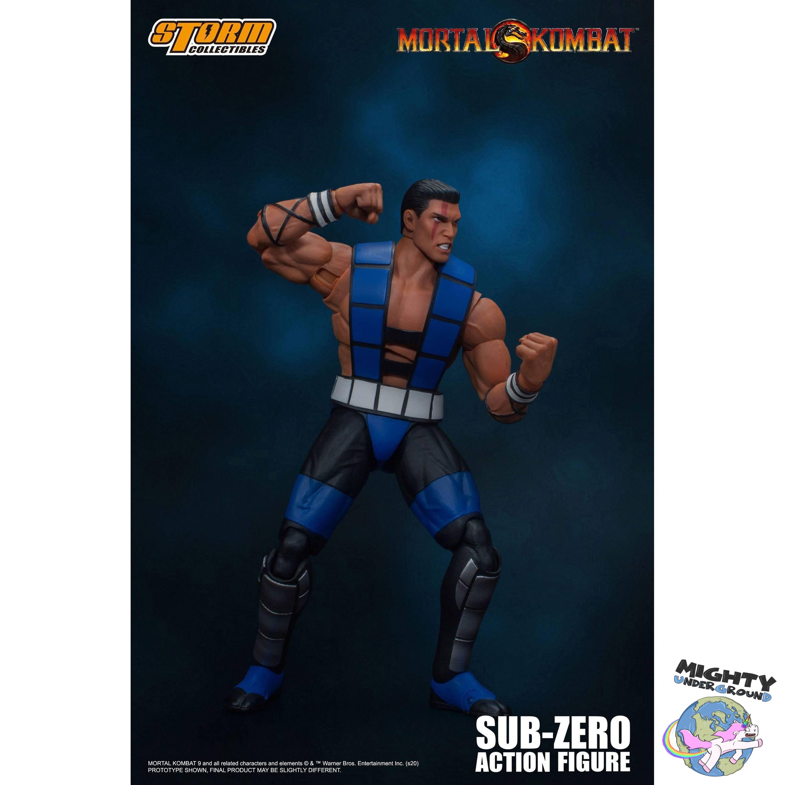 Mortal Kombat: Sub-Zero (Unmasked) 1/12-Actionfiguren-Storm Collectibles-Mighty Underground