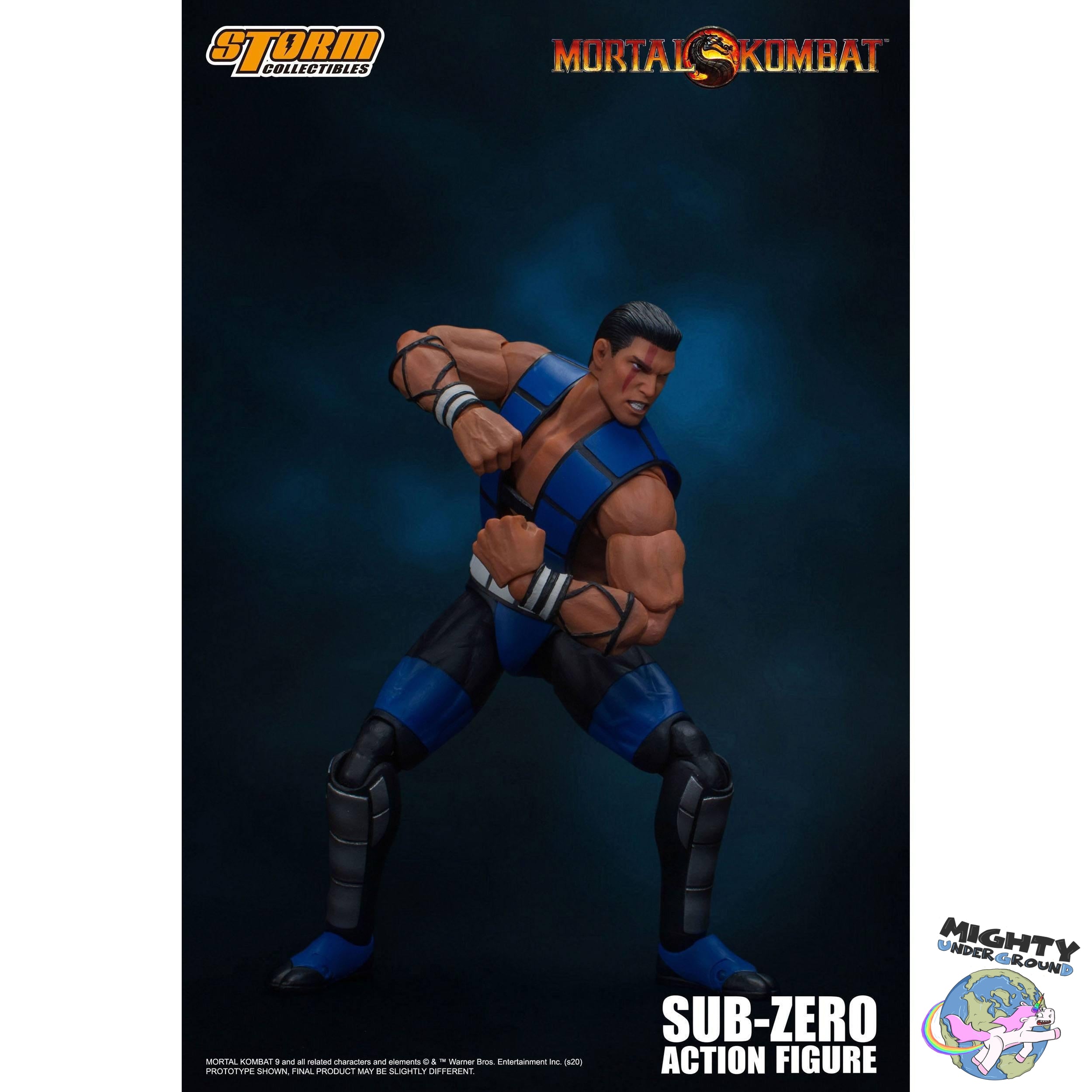Mortal Kombat: Sub-Zero (Unmasked) 1/12-Actionfiguren-Storm Collectibles-Mighty Underground