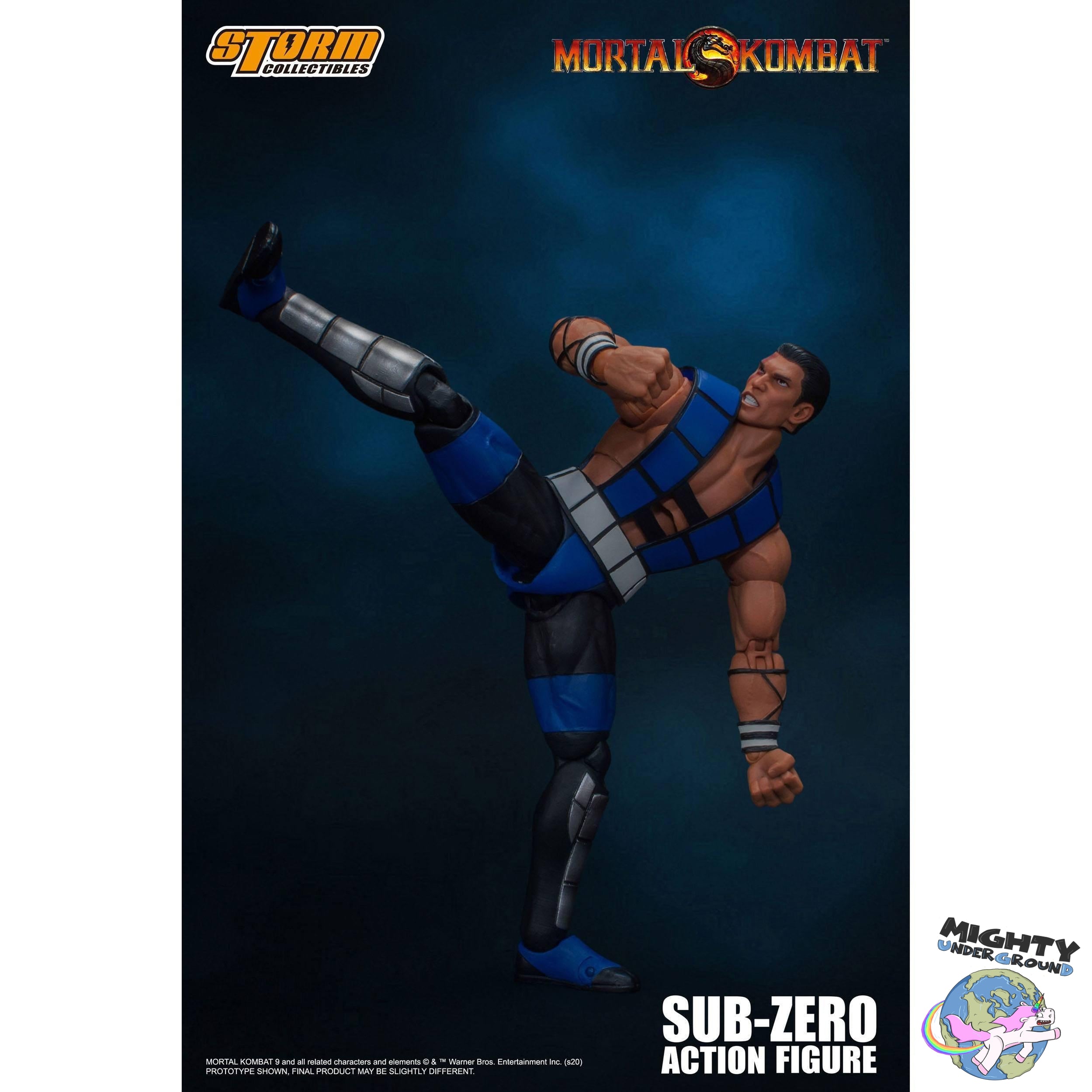 Mortal Kombat: Sub-Zero (Unmasked) 1/12-Actionfiguren-Storm Collectibles-Mighty Underground